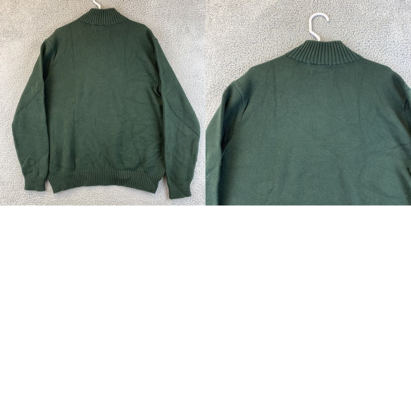 Polo Ralph Lauren Polo Ralph Lauren Men's 1/4 Zip Long Sleeve Sweater XL Green 66-11 Size US XL / EU 56 / 4 - 8 Thumbnail