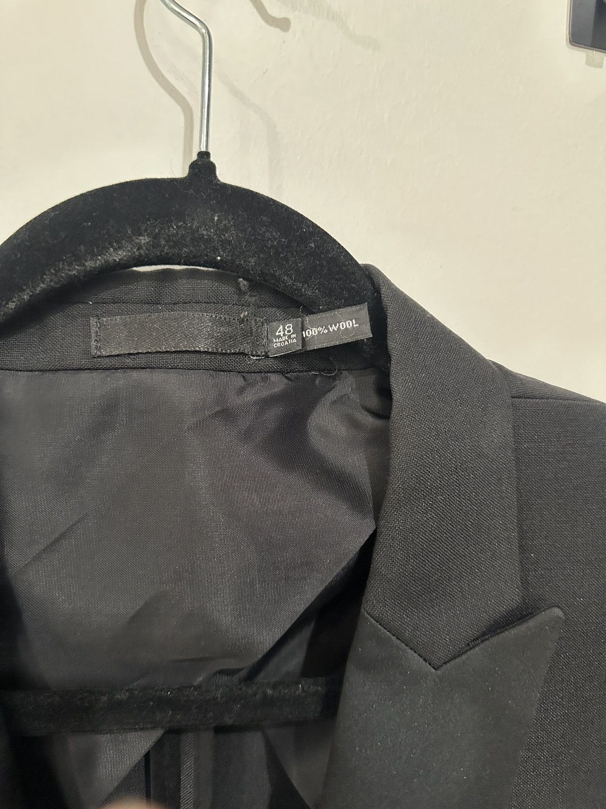 Blk Dnm BLK DNM Peak Lapel Tux Blazer Size 48S - 4 Thumbnail