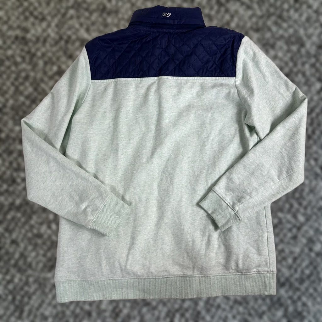Vineyard Vines Vineyard Vines Performance Quilted Nylon Snap Sweatshirt Mens Small 2K0860 Blue Size US S / EU 44-46 / 1 - 1 Thumbnail