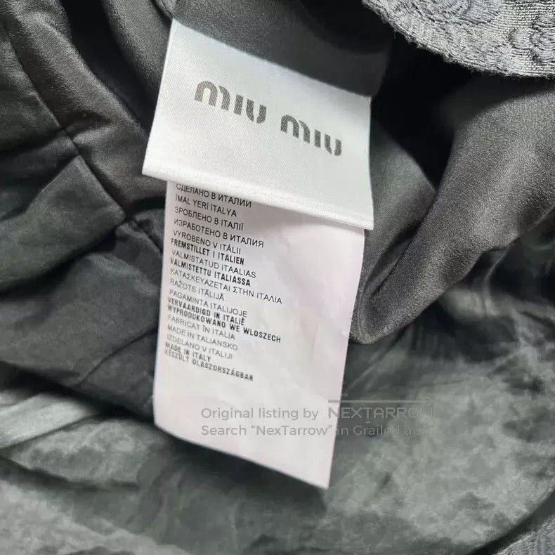 Miu Miu Miu Miu 36 Cotton and linen dress Size 35" - 3 Thumbnail