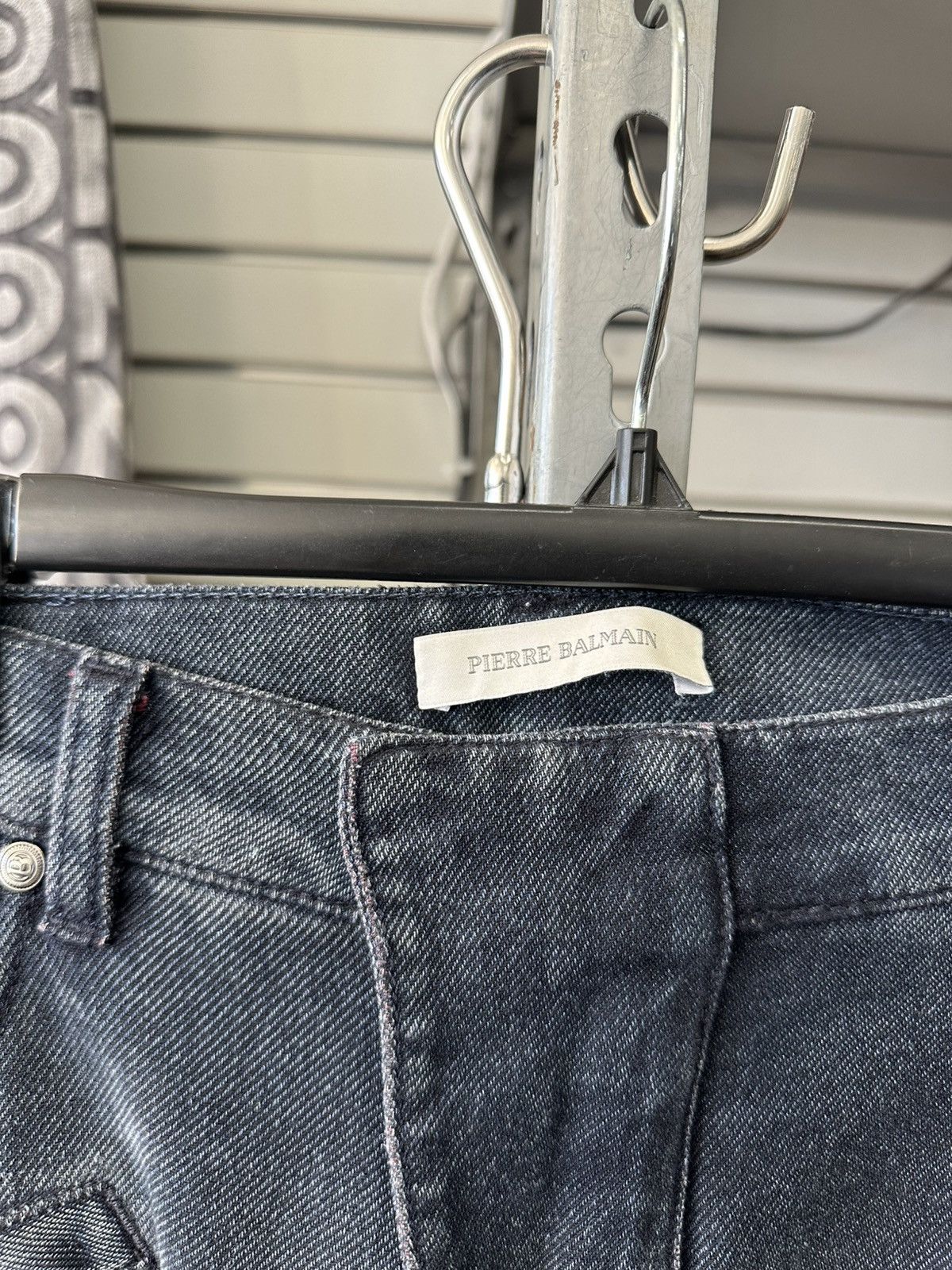 Pierre Balmain PIERRE BALMAIN BIKER MOTO MOTORCYCLE DENIM JEANS BLUE 33 Size US 33 - 3 Thumbnail