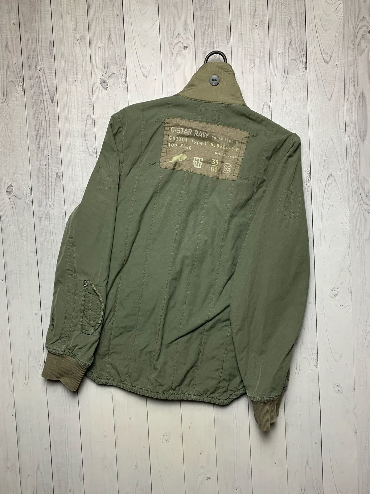 G-Star × Vintage Vintage Raw G Star denim jacket pocket rare S/M avant-garde Size US S / EU 44-46 / 1 - 2 Thumbnail