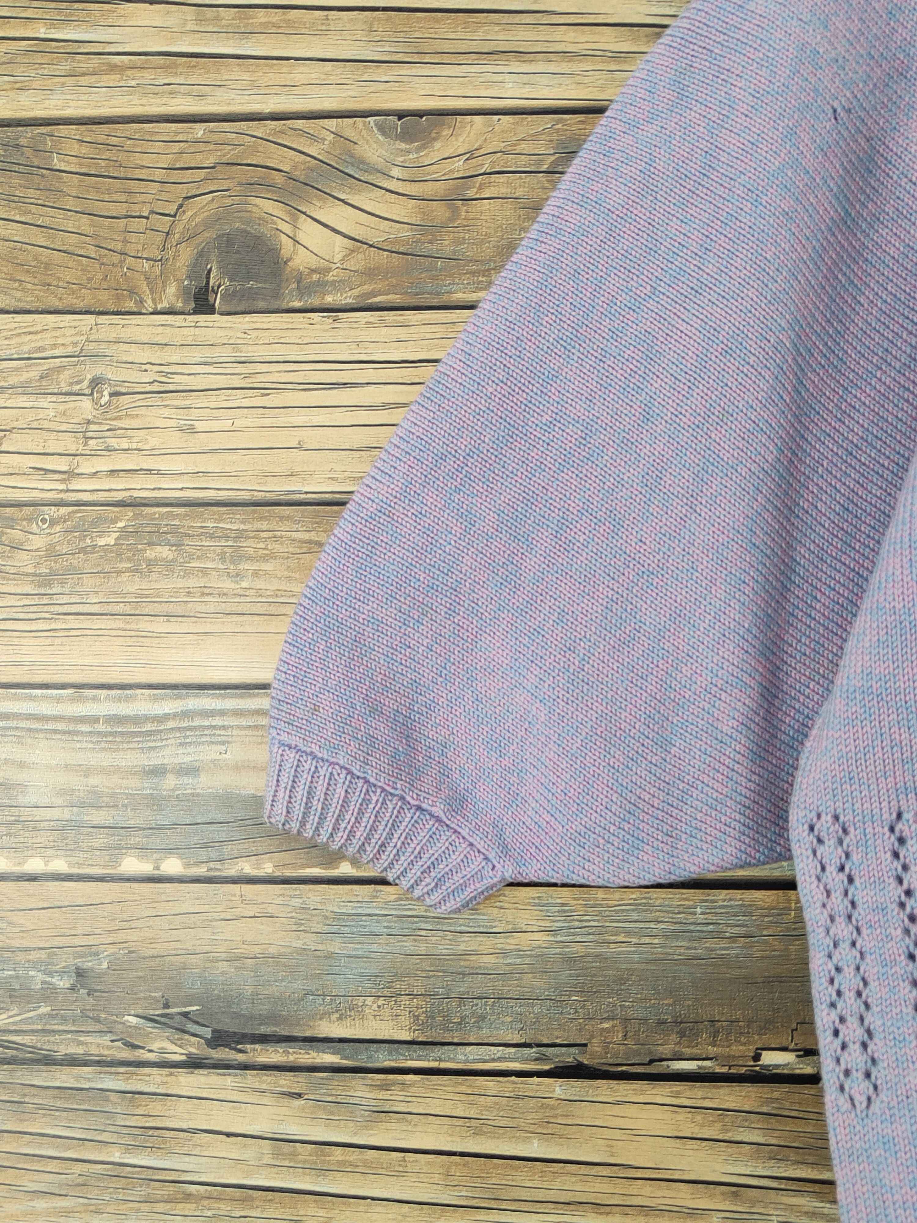 Vintage Japanese Brand Purple Knitwear Cardigan #W186 Size L / US 10 / IT 46 - 6 Thumbnail