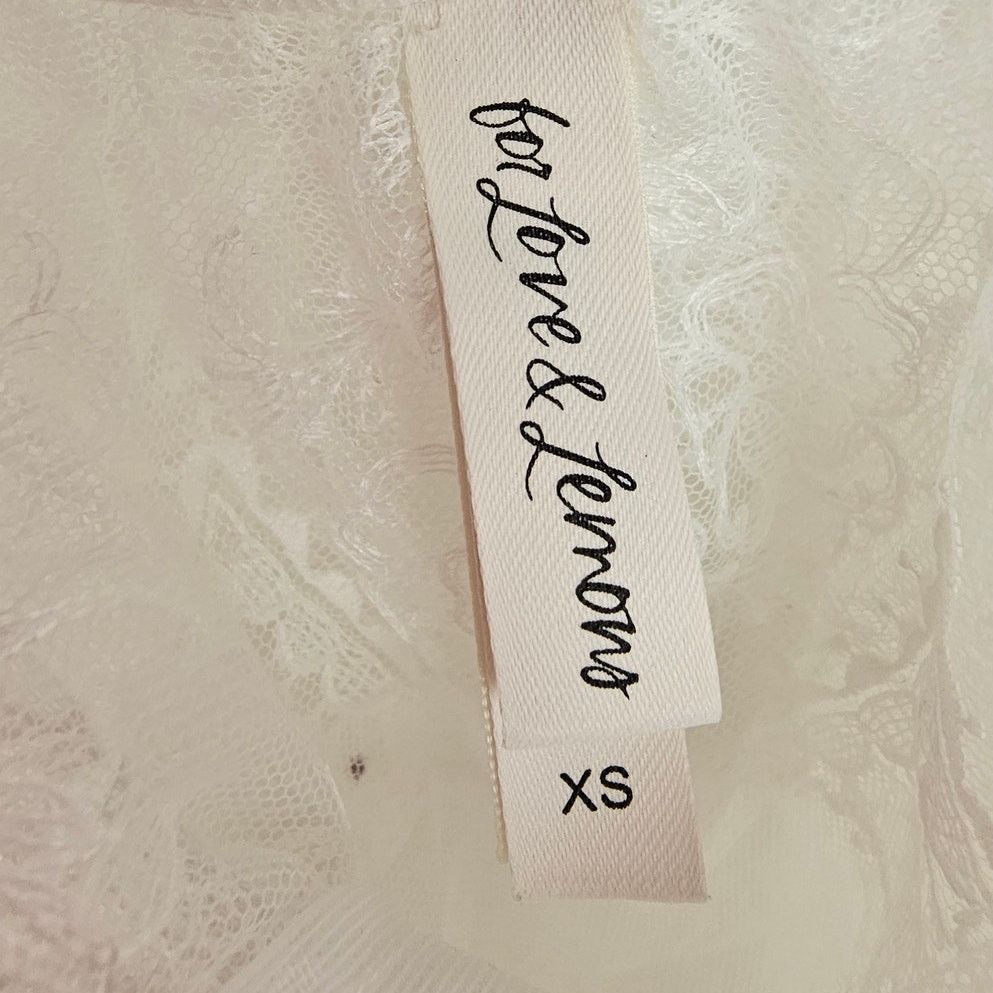 For Love & Lemons For Love & Lemons x Victorias Secrets Women Sheer Lace Dress Size 30" / US 8 / IT 44 - 7 Thumbnail