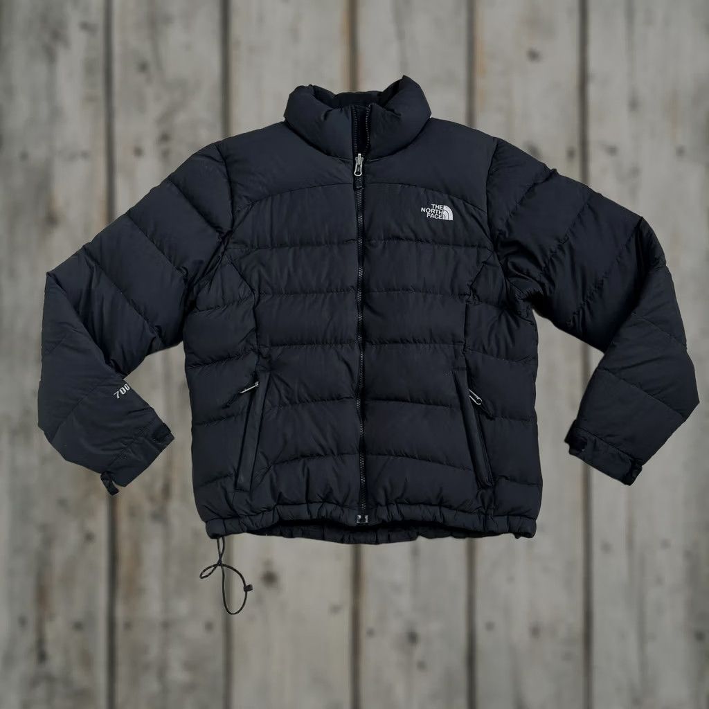 The North Face Vintage The North Face Womens Black Nuptse Down Jacket Puffer Coat Full Zip L Size L / US 10 / IT 46 - 1 Thumbnail