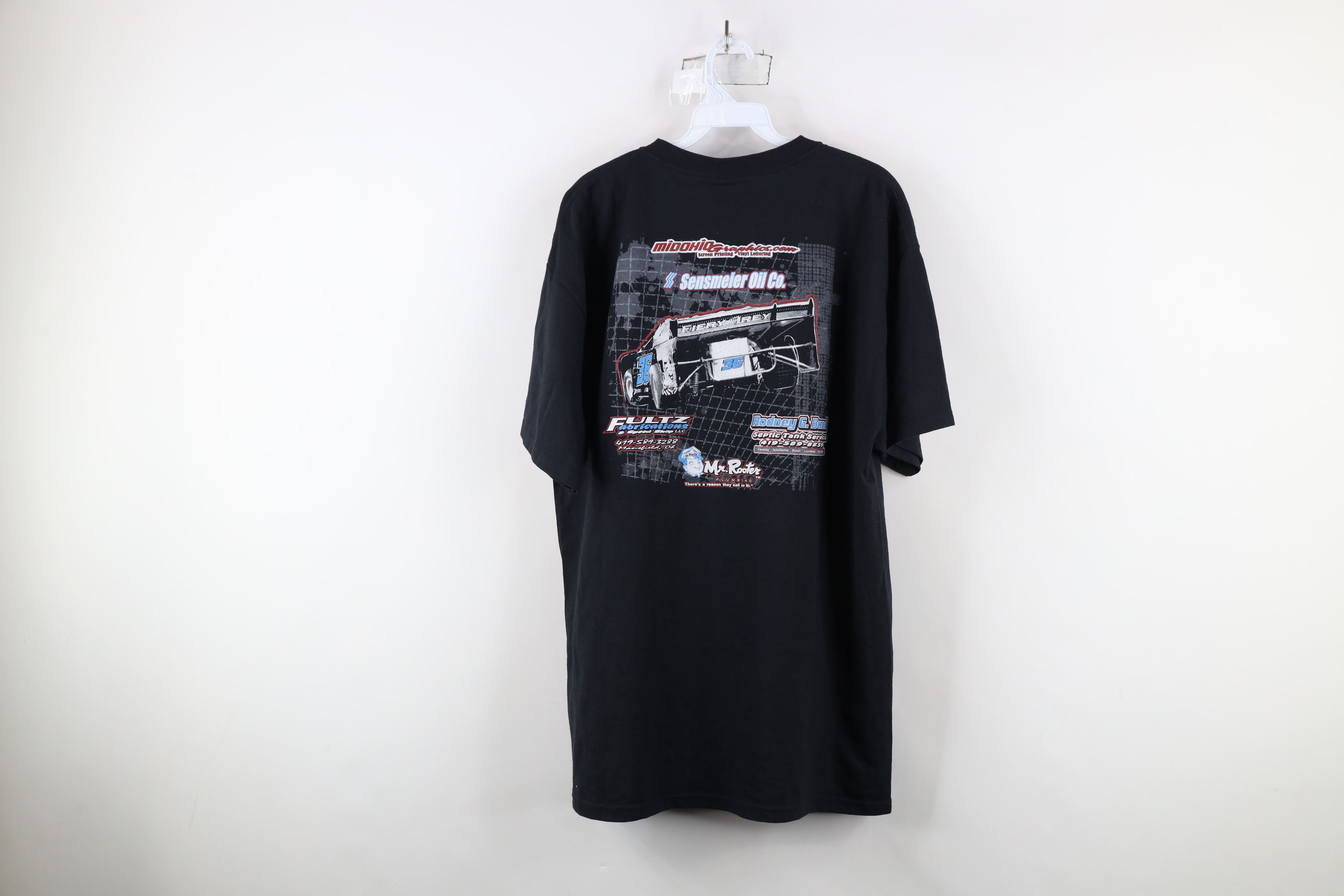 Vintage Vintage Y2k Matt Irey Car Racing Short Sleeve T-Shirt Black Size US XL / EU 56 / 4 - 11 Thumbnail