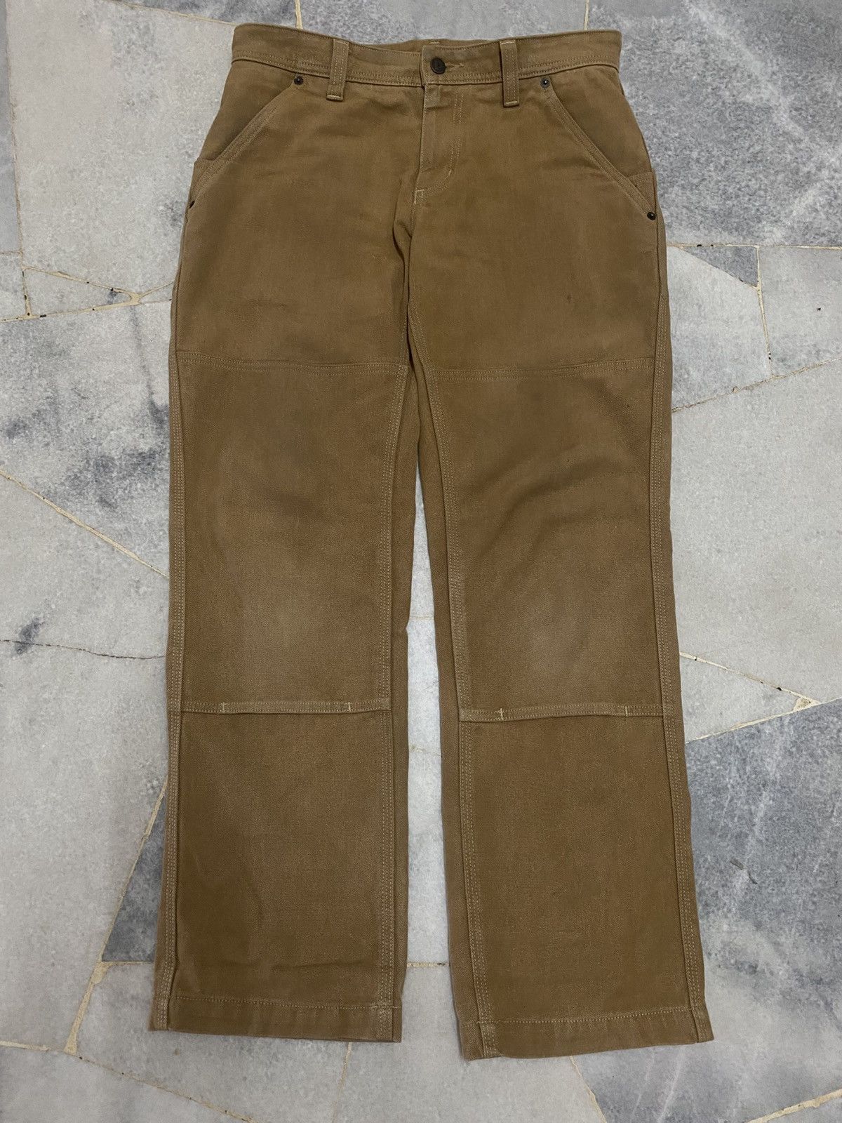 Japanese Brand Patagonia Iron Forge Hemp Canvas Barn Pants - Cinch Back Size US 32 / EU 48 - 2 Thumbnail