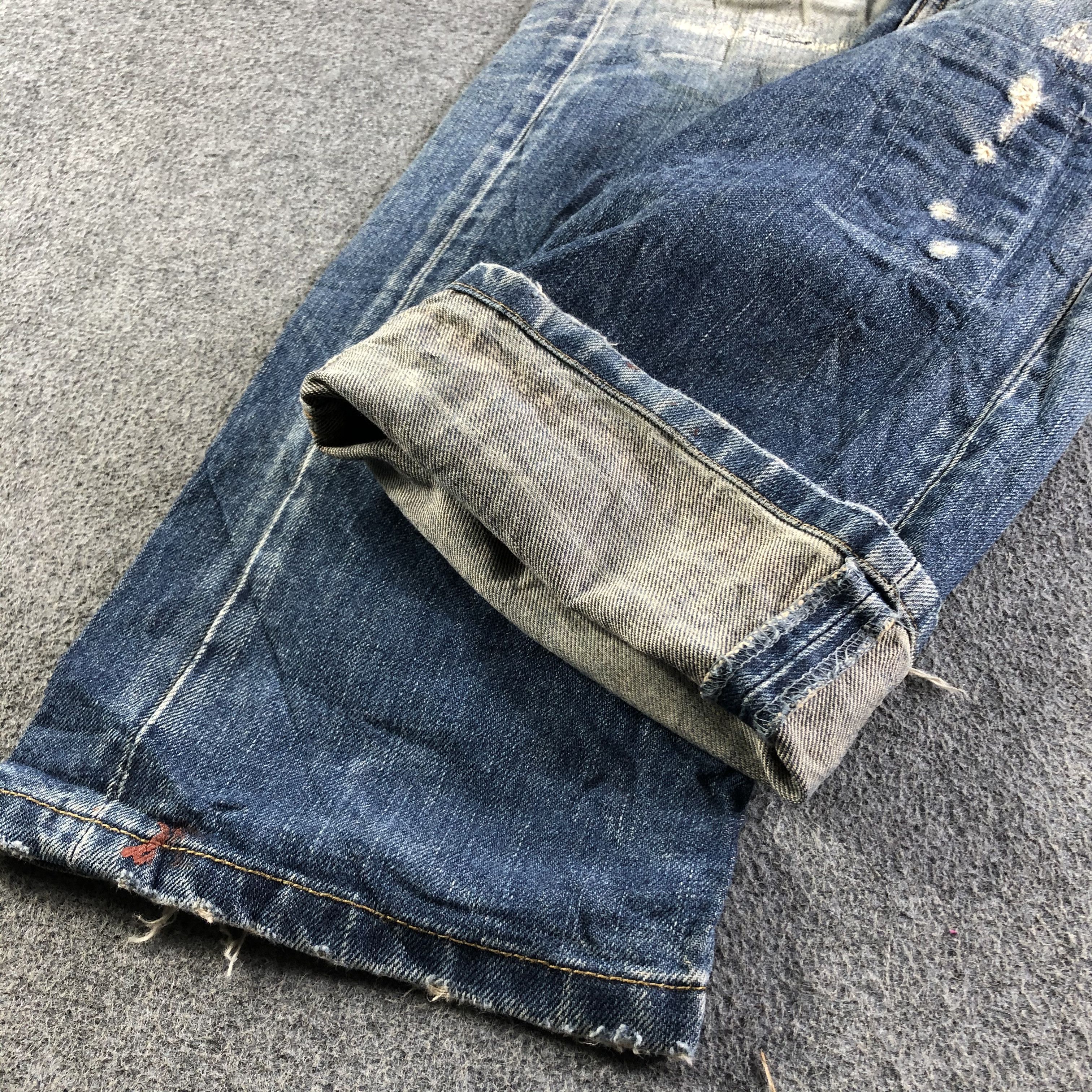 JACKROSE Vintage Jack Rose Wear Jeans-J3746 Size US 33 - 7 Thumbnail