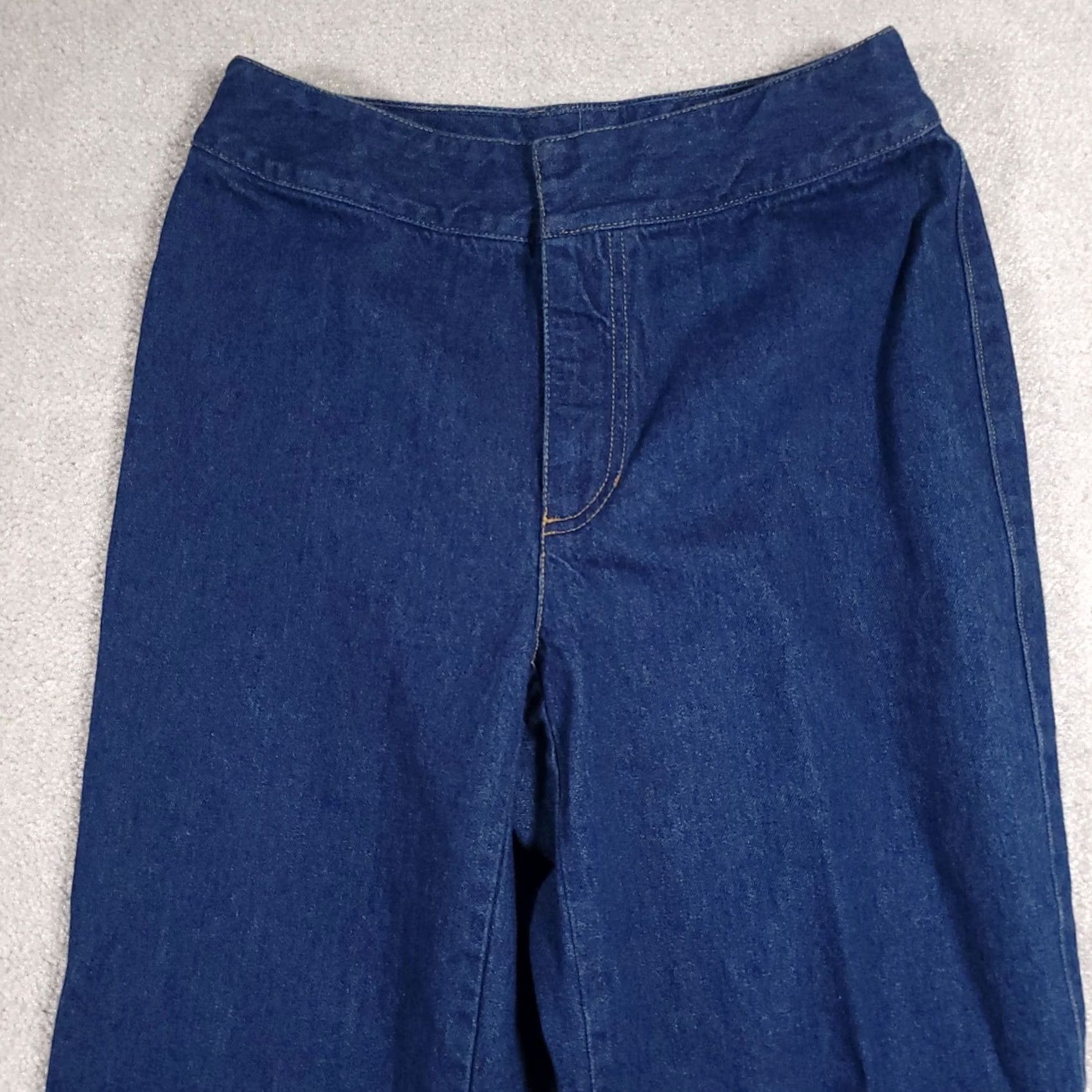 Liz Claiborne VINTAGE Liz Claiborne Jeans Women's 8 Mid Rise Denim Hook & Eye Blue 80s 90s Mom Jeans Cargo Pockets Mens? Size 30" / US 8 / IT 44 - 3 Thumbnail