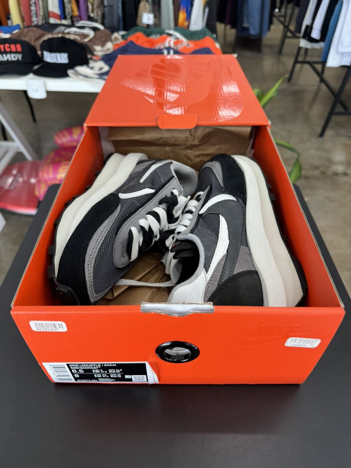 Nike × Travis Scott Nike LD Waffle x Sacai Black Sz. 6.5 Size US 6.5 / EU 39-40 - 7 Thumbnail