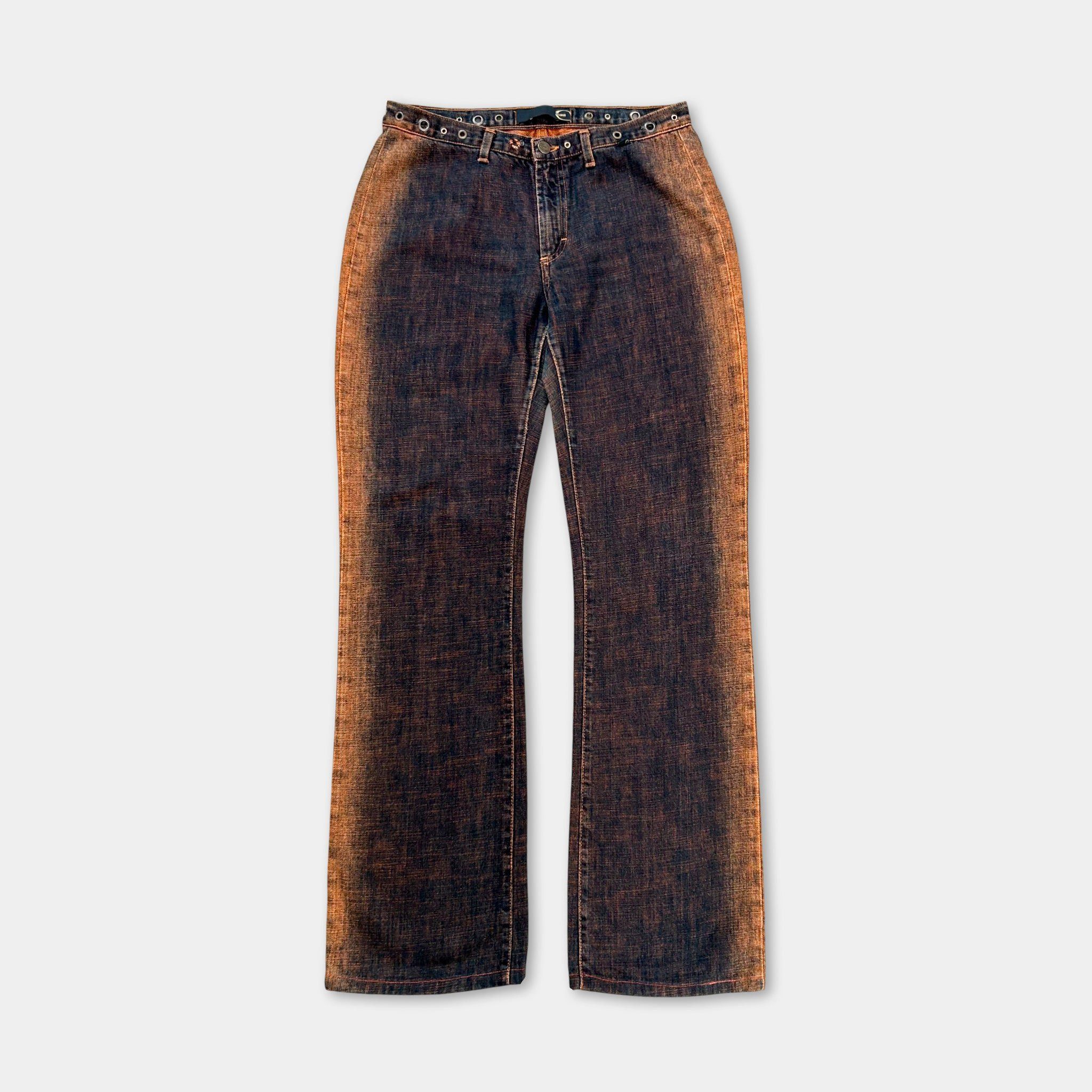 Just Cavalli Just Cavalli Gradient Butterfly Denim Size US 31 - 1 Thumbnail