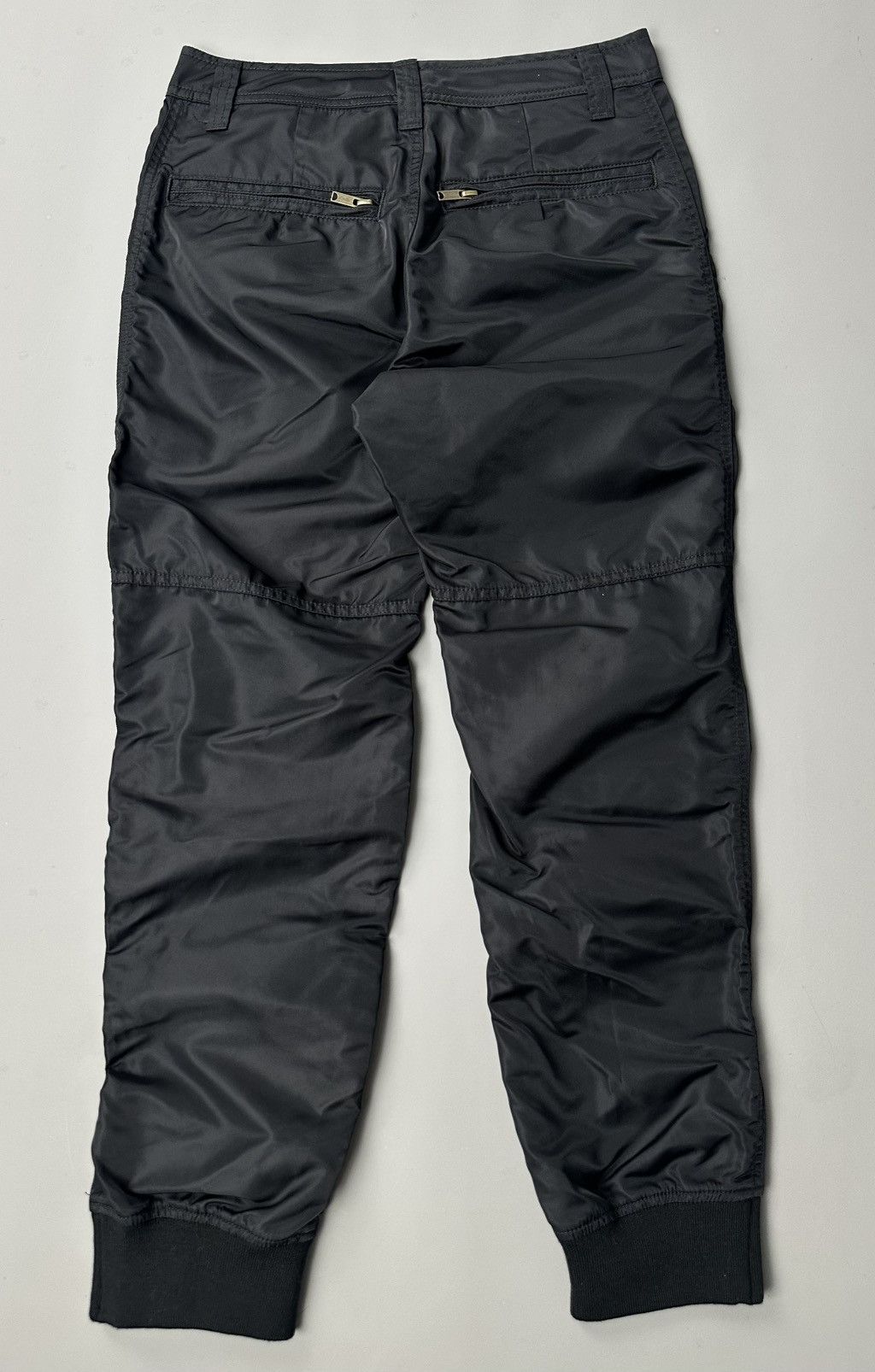 Hysteric Glamour Hysteric Glamour- Nylon Stretch - Ankle Zipper Pants Black Size US 28 / EU 44 - 6 Thumbnail