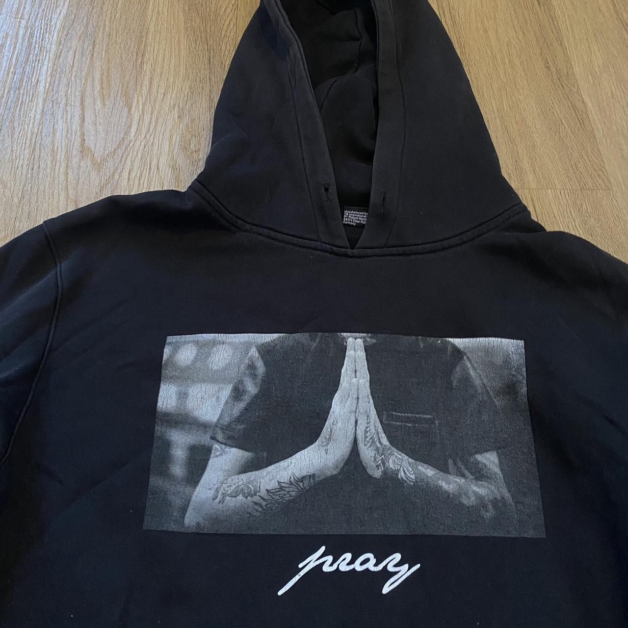 Other Black and white Pray hoodie #hoodie Rap Hip Hop Size US XL / EU 56 / 4 - 2 Thumbnail