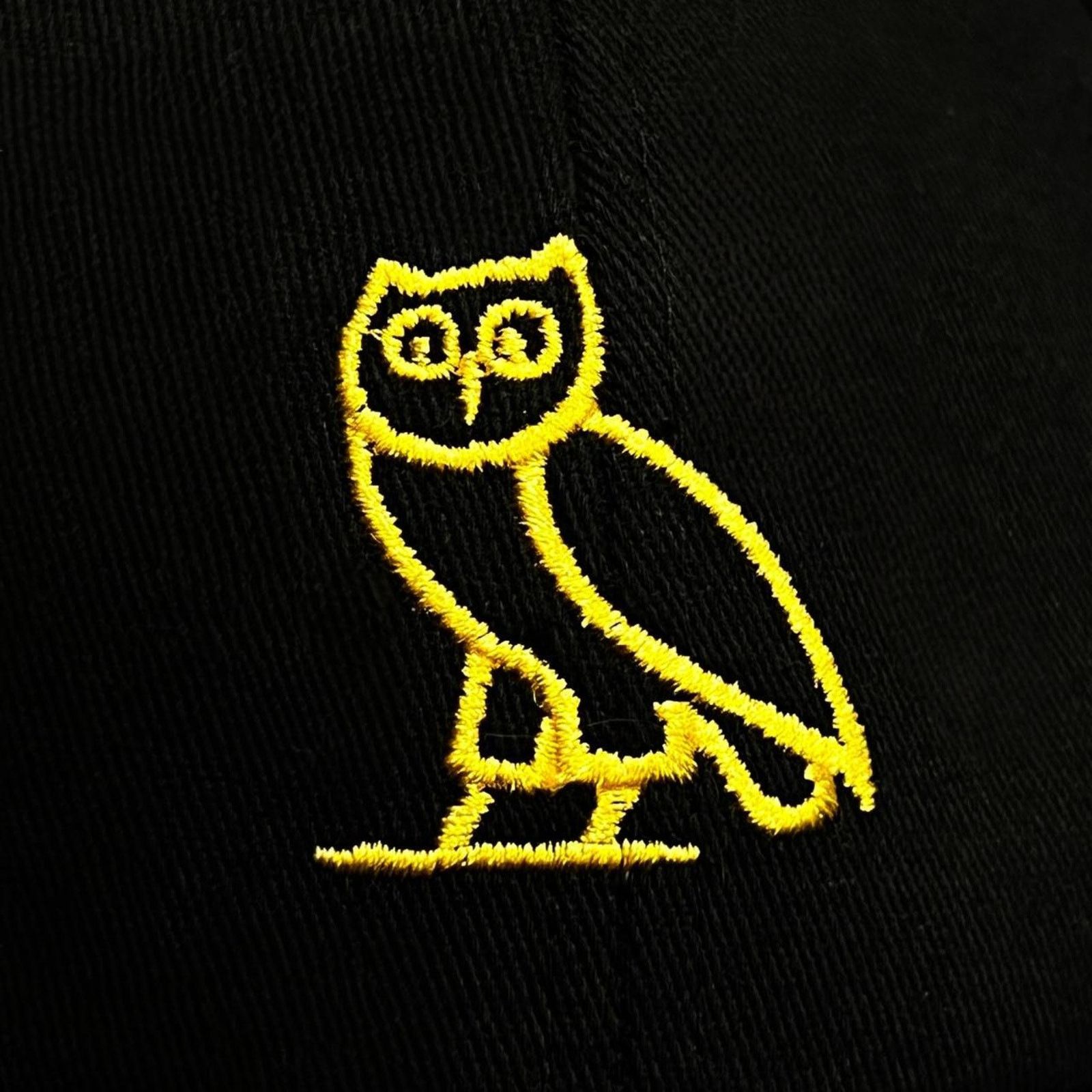 October's Very Own OVO Owl Drake Octobers Very Own Black & Gold Embroidered Hat Size ONE SIZE - 2 Thumbnail