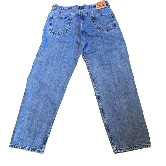 Levi's Levis Jeans 505 Regular Fit Men Blue Medium Wash size 36*32 Size US 36 / EU 52 - 3 Thumbnail