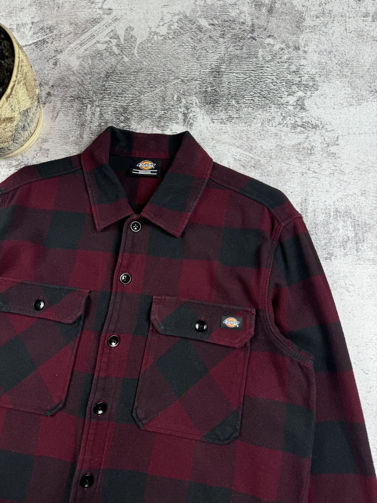 Dickies Dickies 90S Flannel Workwear Checked Longsleeve Basic Shirt Size US M / EU 48-50 / 2 - 5 Thumbnail
