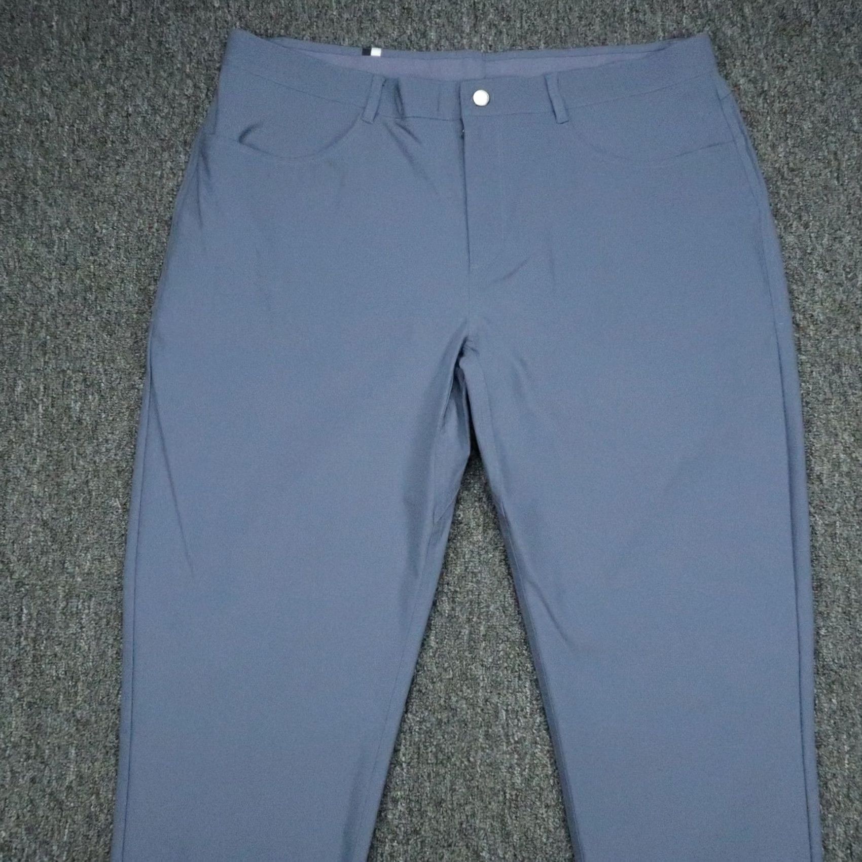 Delta Rhoback Pants Mens 40x32 Blue Delta Performance Stretch Golf Trouser Chino Size US 40 / EU 56 - 2 Thumbnail