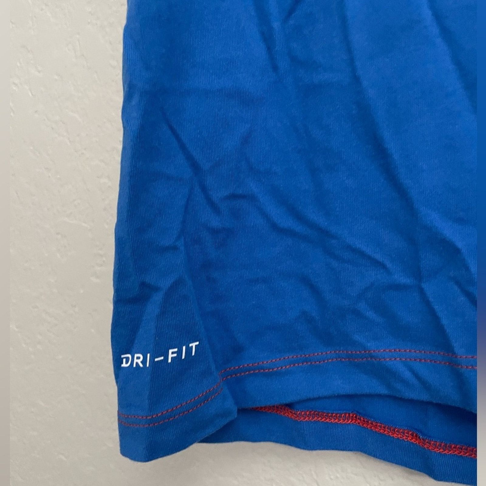 Nike Nike Women Oklahoma City Thunder Short V-Neck Tee Large Size L / US 10 / IT 46 - 5 Thumbnail