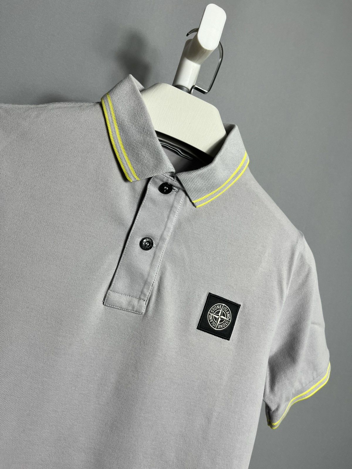 Stone Island stone island 101522s18 gray mens polo shirt Slim Fit cotton Size US S / EU 44-46 / 1 - 2 Thumbnail
