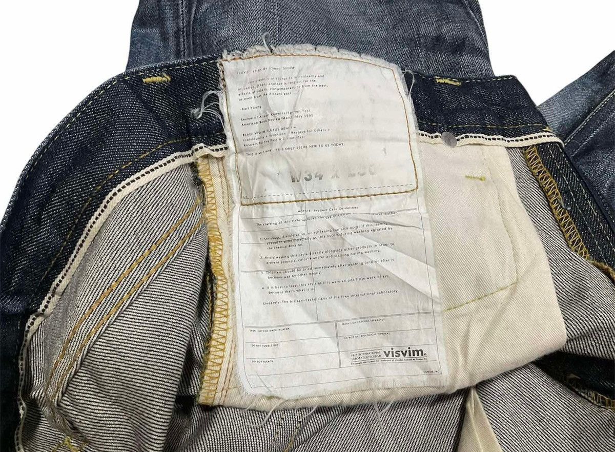 Japanese Brand × Visvim 🔥Rare Visvim Fluxus Denim Faded Size US 32 / EU 48 - 16 Thumbnail