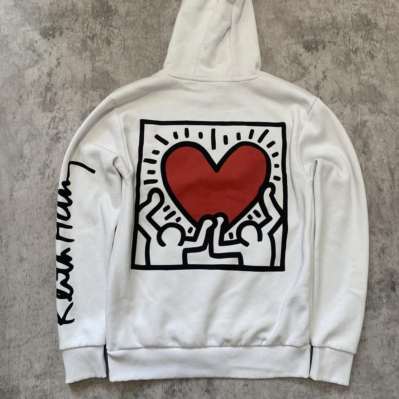 Other Keith Haring white hoodie with red heart Size US S / EU 44-46 / 1 - 1 Thumbnail