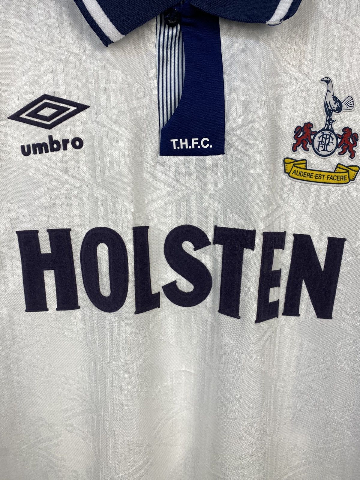 Umbro Vintage Tottenham Hotspurs Home Jersey 1991-1993 Blockcore Size US L / EU 52-54 / 3 - 5 Thumbnail