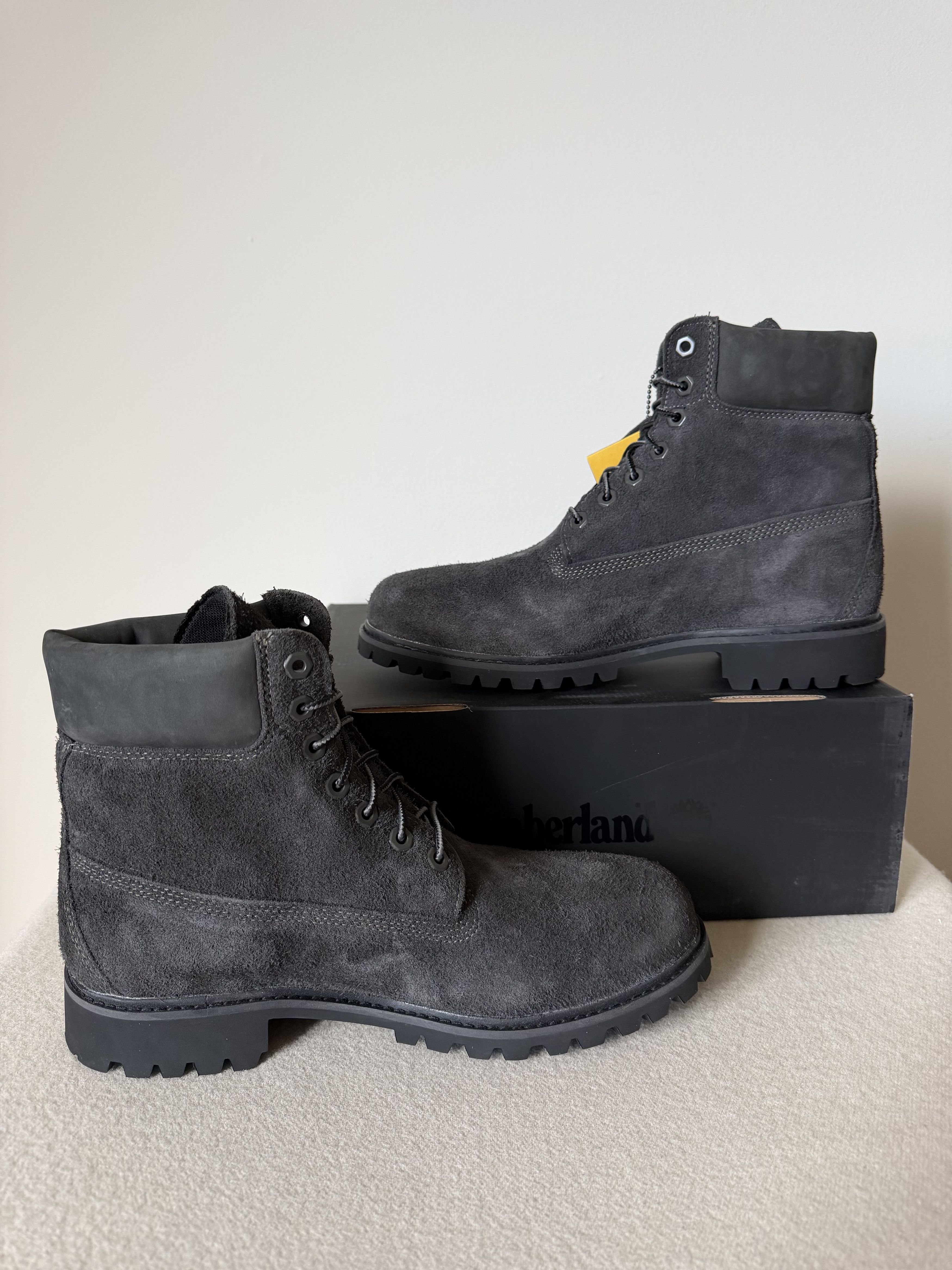Timberland Timberland Gore-Tex 6 Inch Premium Vibram Boots Gray Suede Size US 11 / EU 44 - 3 Thumbnail