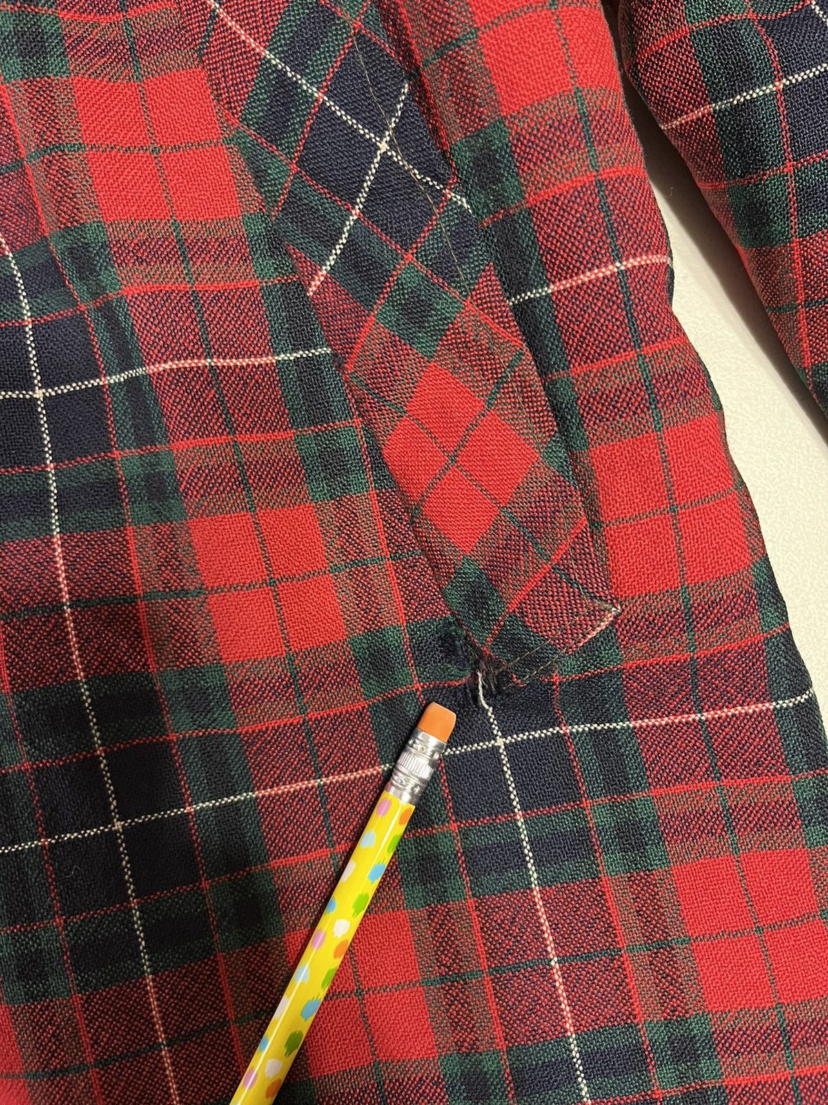 Vintage Vintage 70s/80s red wool flannel Size US XL / EU 56 / 4 - 4 Thumbnail