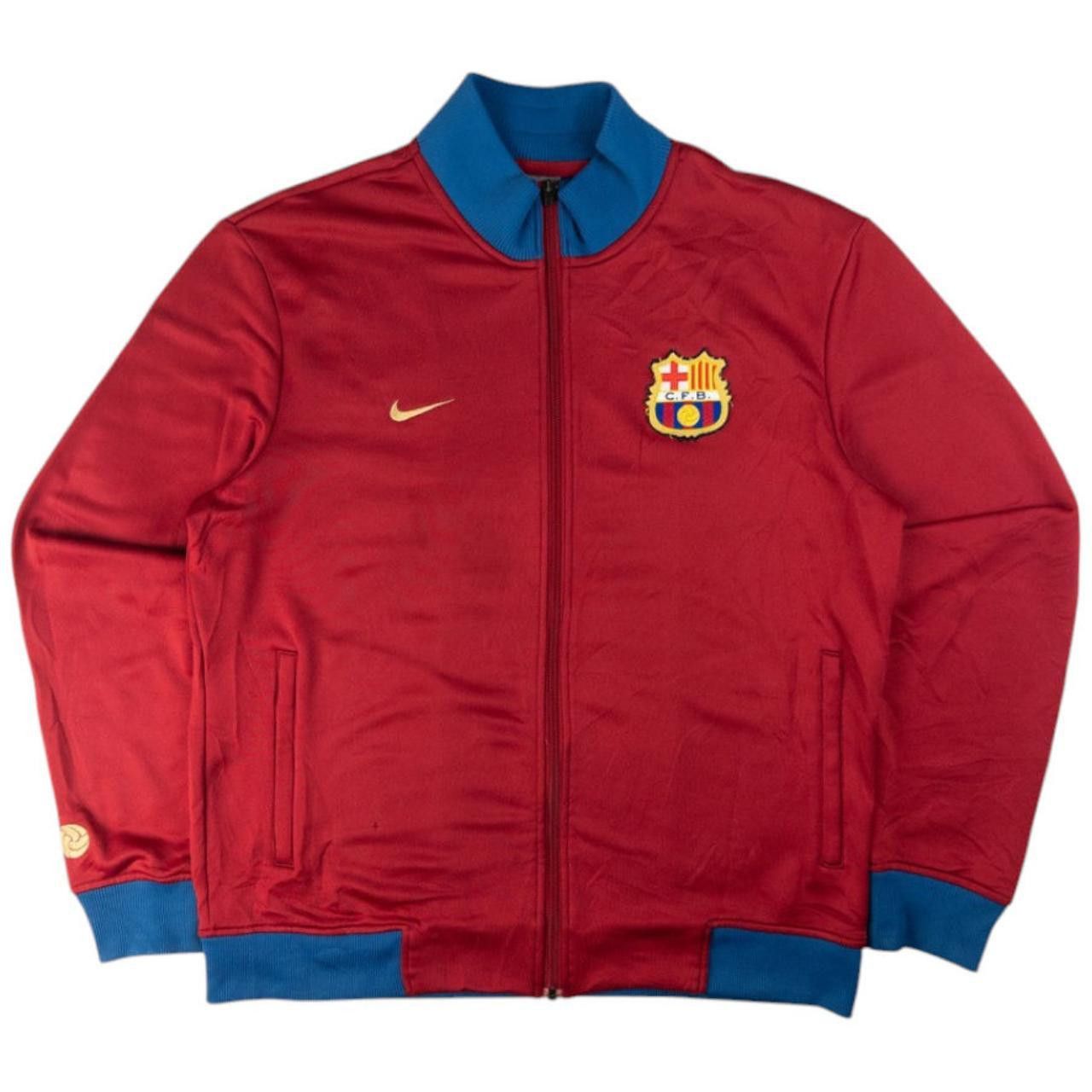Nike Vintage Nike FCB Barcelona Zip Up Jacket Size L Size US L / EU 52-54 / 3 - 1 Thumbnail