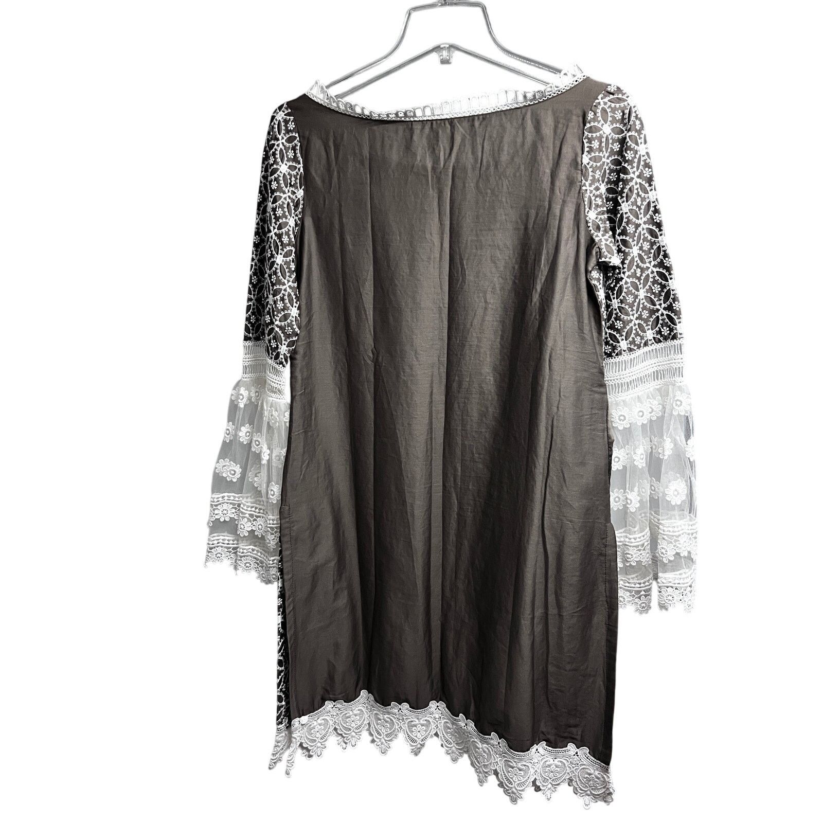 Vintage MUL MUL Vintage Boho Lace Slip On Midi Pullover Dress XS Size XS / US 0-2 / IT 36-38 - 3 Thumbnail