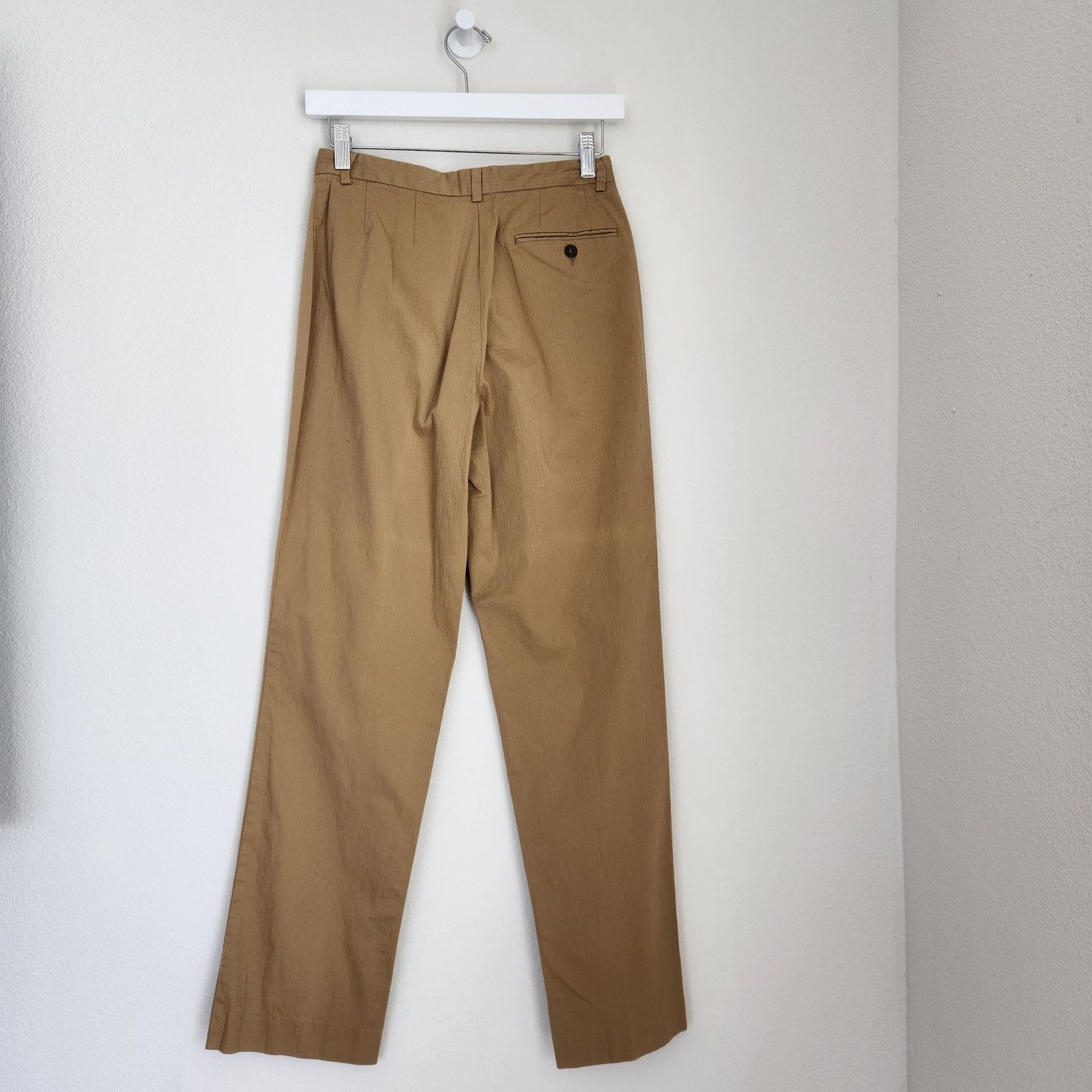 C.P. Company VintageTan High Rise Pinstripe Straight Leg Pants Italy 2 Size 26" / US 2 / IT 38 - 8 Thumbnail