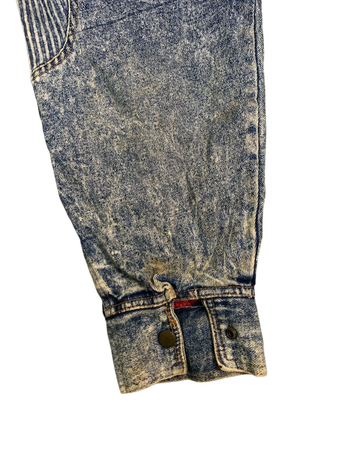 Japanese Brand Rare Design Vintage Slow Down Fashion Denim Jackets Size XXL / US 16-18 / IT 52-54 - 5 Thumbnail