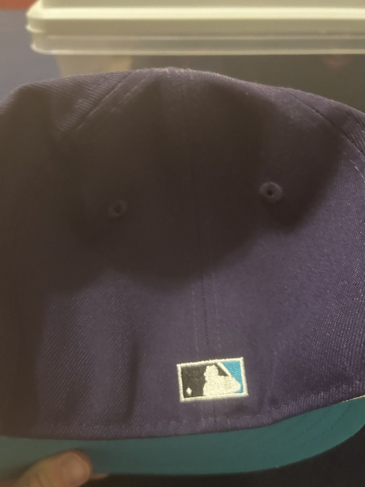 New Era Purple/Aqua Diamondbacks New Era Fitted Hat Size 6 7/8 Size ONE SIZE - 4 Thumbnail