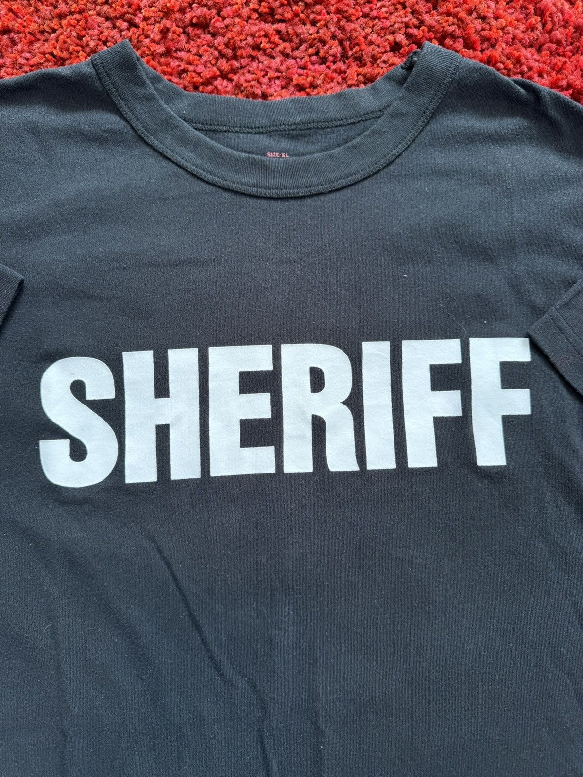 Rothco × Vintage Vintage Sheriff Rothco Police Polizei Kanye T-Shirt Size US XL / EU 56 / 4 - 3 Thumbnail