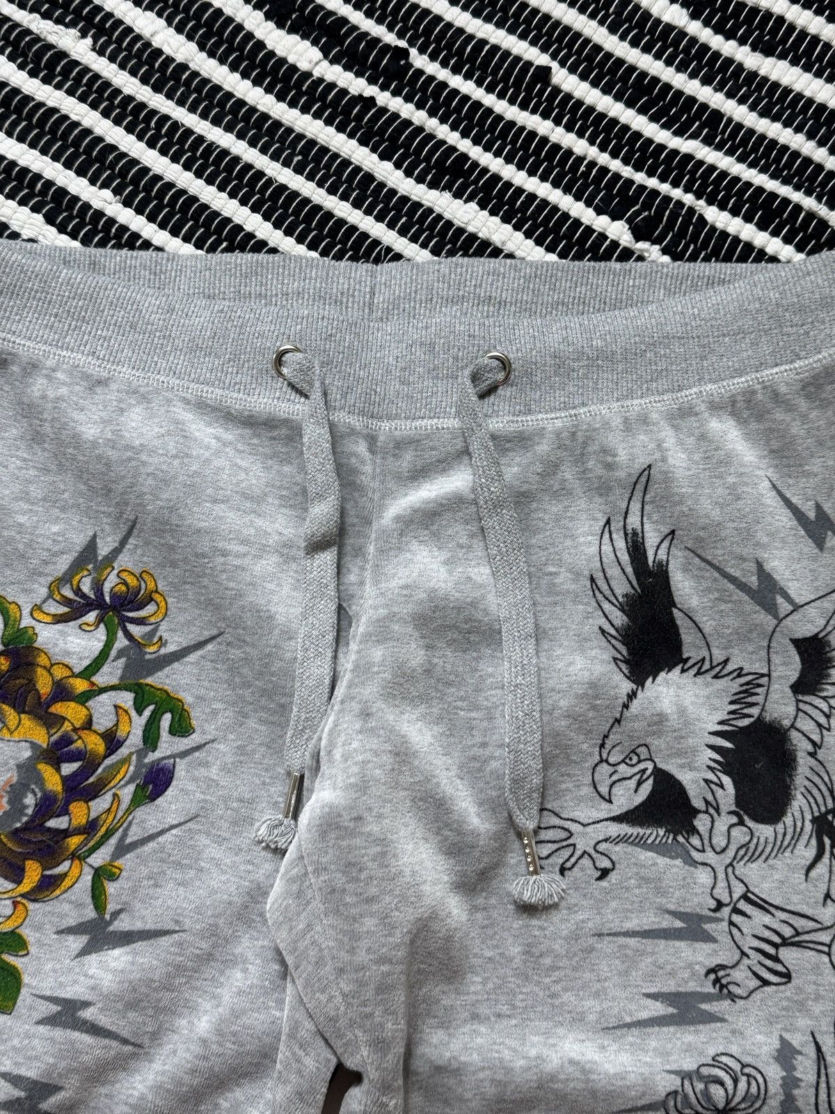 Ed Hardy VINTAGE ED HARDY VELOUR 2000s PRINTED TRACKSUIT / SET Size M / US 6-8 / IT 42-44 - 15 Thumbnail