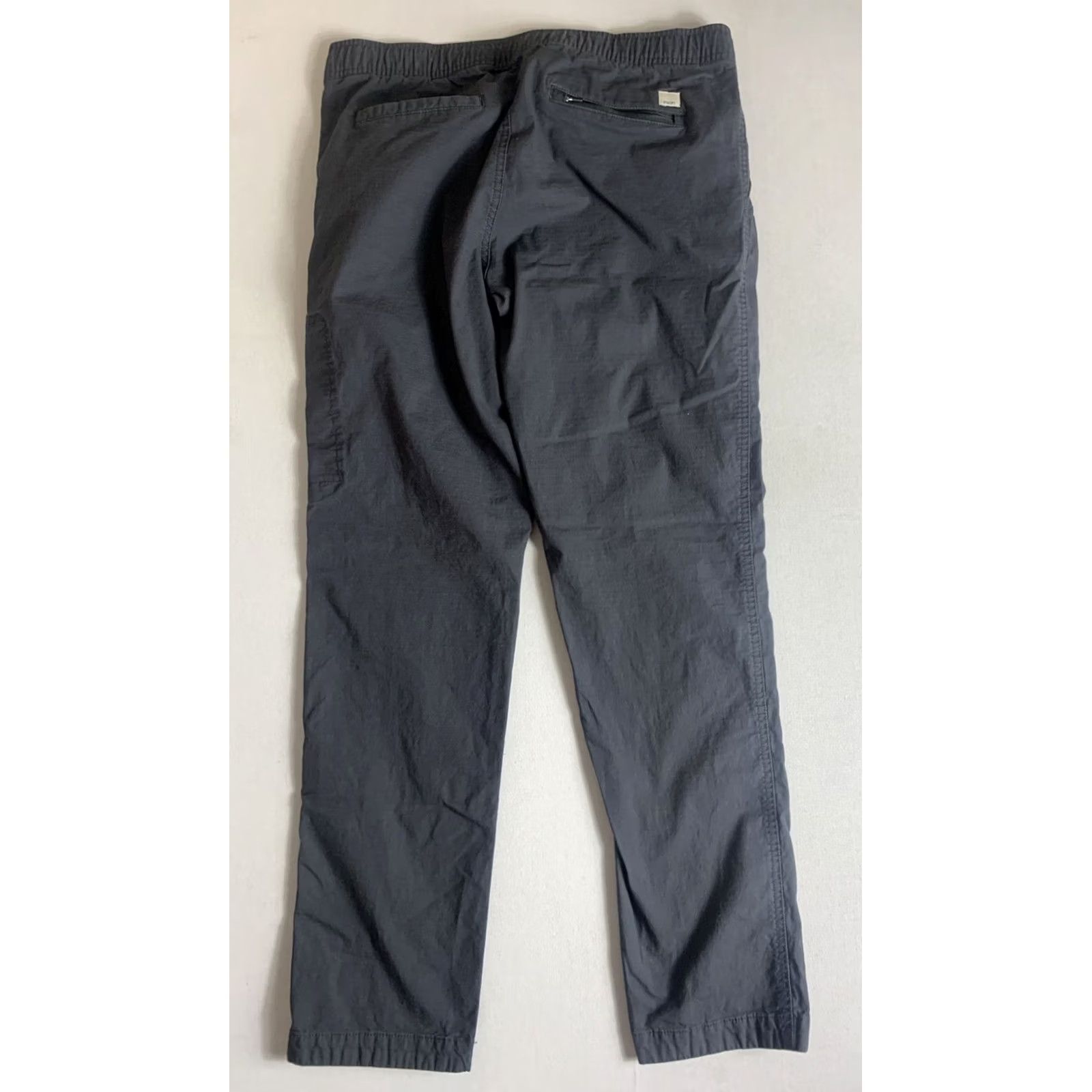 Vuori Vuori Pants Mens Medium Gray Ripstop Elastic Waist Casual VW401 Fits 30x28 Size US 31 - 3 Thumbnail