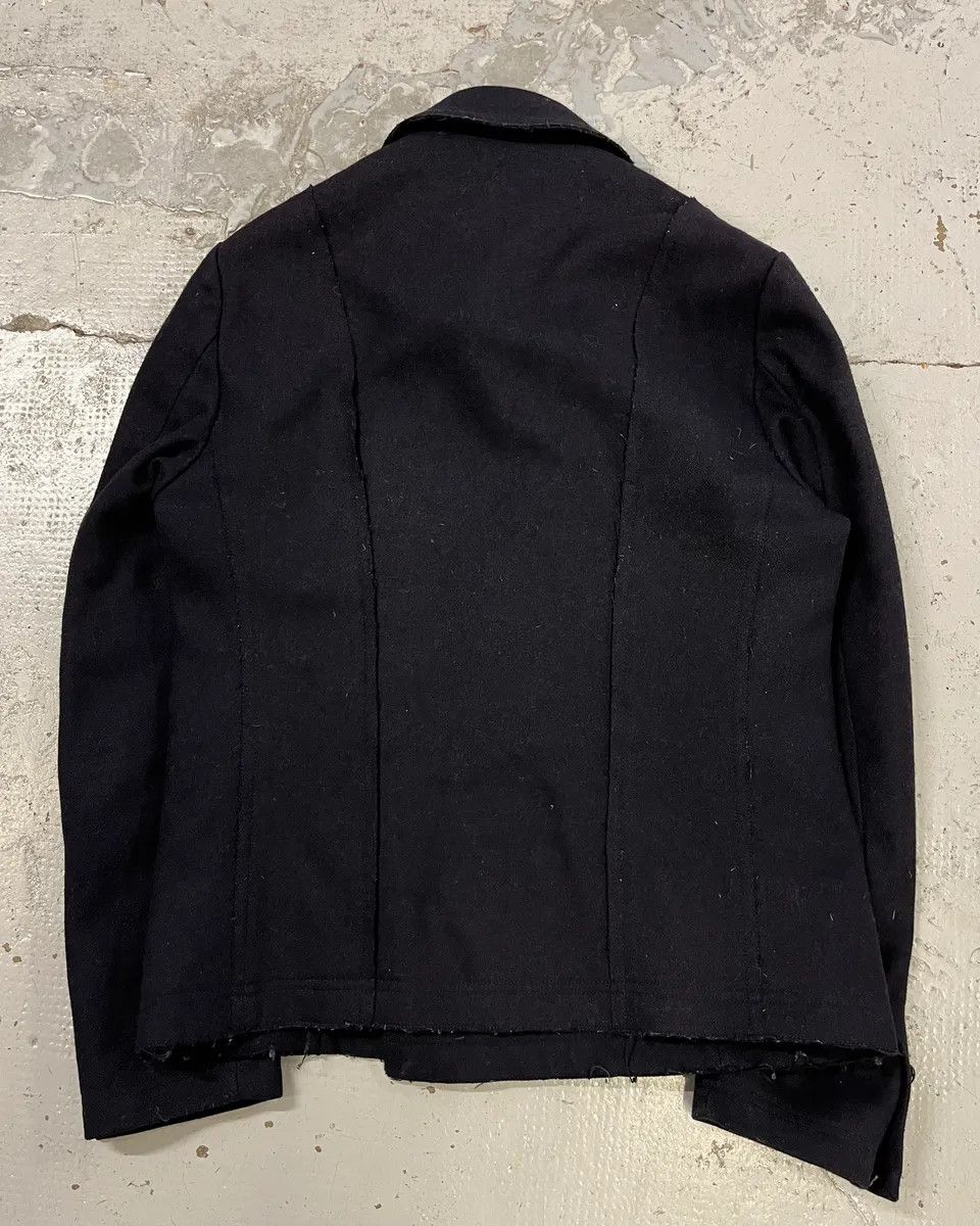 Daniele Alessandrini Daniele Alessandrini Navy Wool Double-Breasted Coat Size US M / EU 48-50 / 2 - 6 Thumbnail