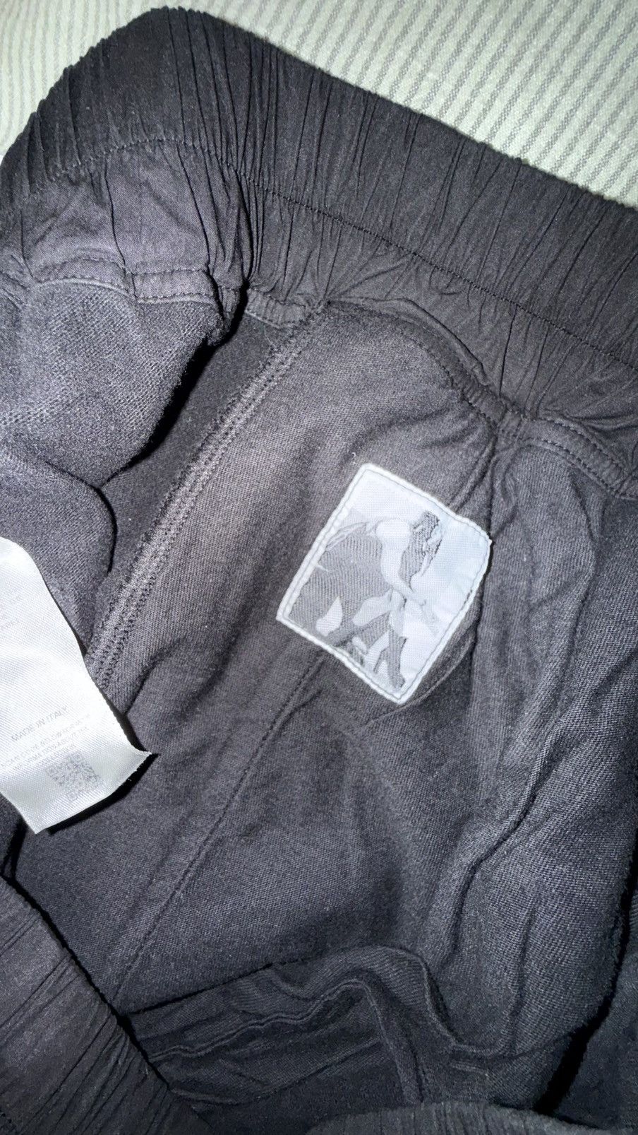 Rick Owens Drkshdw Black Hollywood Berlin Drawstring Sweatpants Size US 38 / EU 54 - 5 Thumbnail