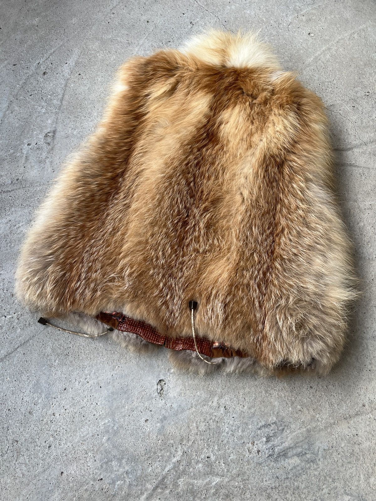 Vintage Vintage Natural FOX Fur Vest Size S / US 4 / IT 40 - 2 Thumbnail