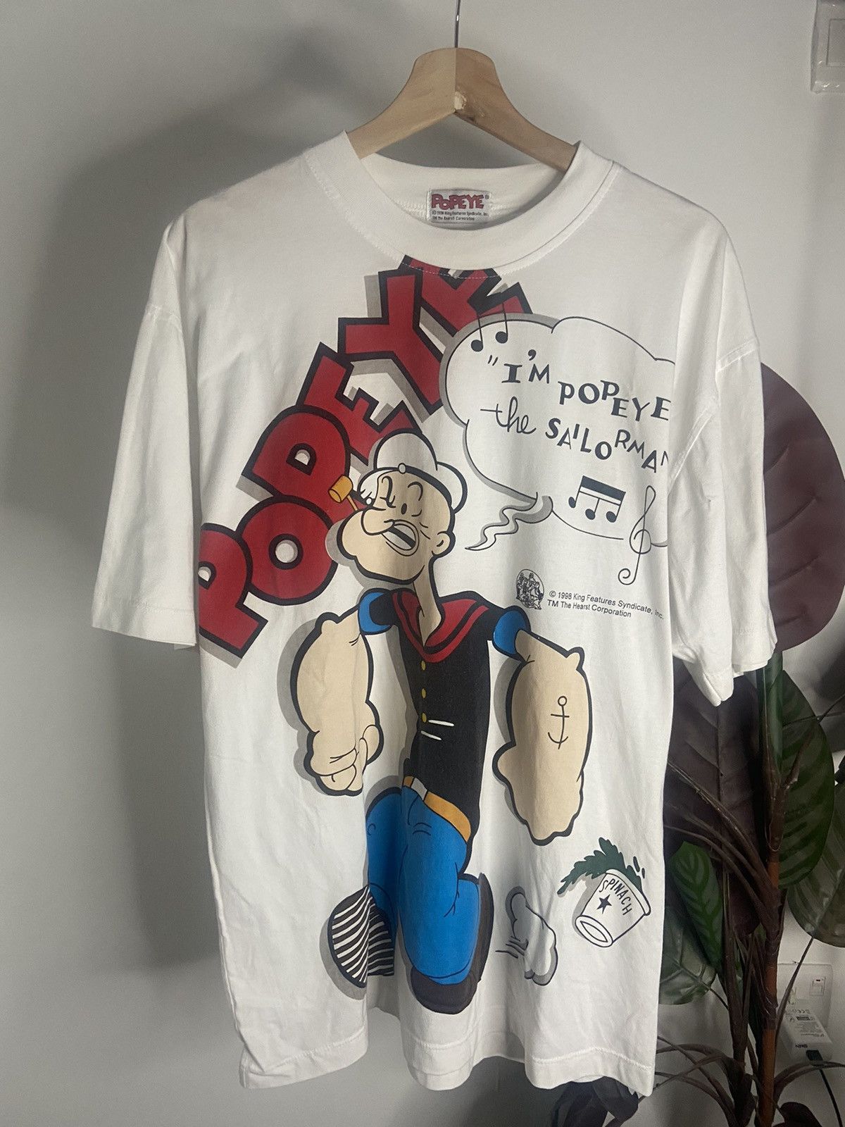 Cartoon Network × Vintage VINTAGE POPEYE 1998😊❤️ Size US L / EU 52-54 / 3 - 1 Thumbnail