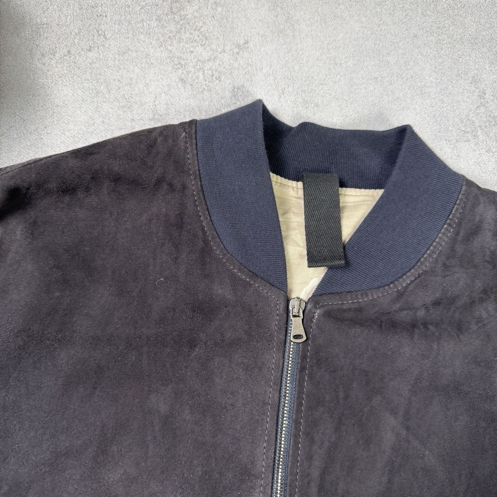 Orciani Orciani Cover Men Suede Blue Jacket Size 52 Men Size US L / EU 52-54 / 3 - 6 Thumbnail