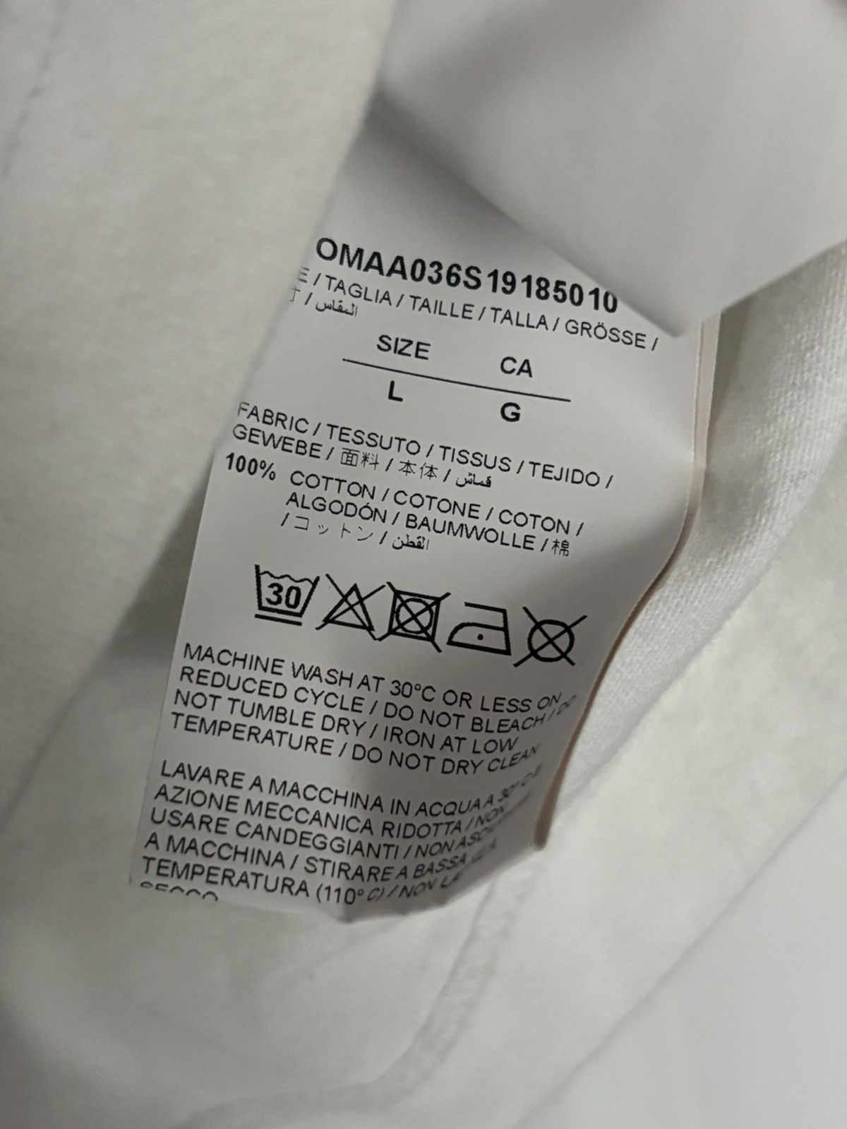 Off-White 2013 Off White Virgil Aboloh Eagle Spell Out Logo Shirt Size US L / EU 52-54 / 3 - 5 Thumbnail