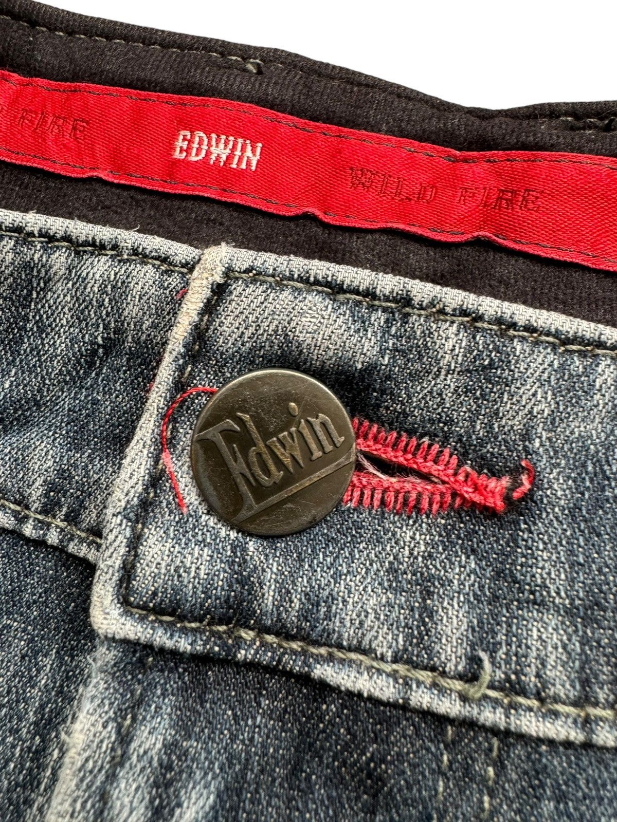 Edwin Vintage Edwin 503 Wild Fire Jeans Blue Fade jeans Size US 35 - 5 Thumbnail