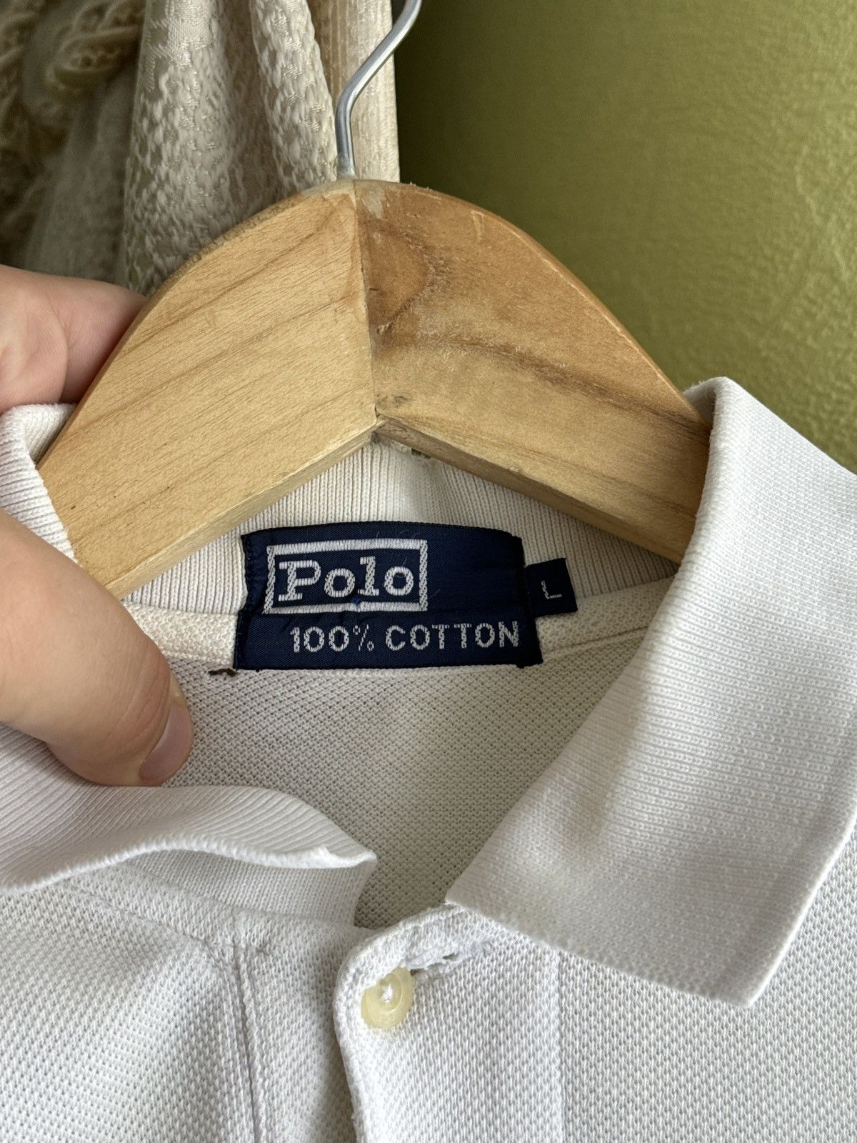 Polo Ralph Lauren × Ralph Lauren × Vintage Vintage 90s Polo Ralph Lauren Big Logo USA Polo Shirt Size US L / EU 52-54 / 3 - 4 Thumbnail