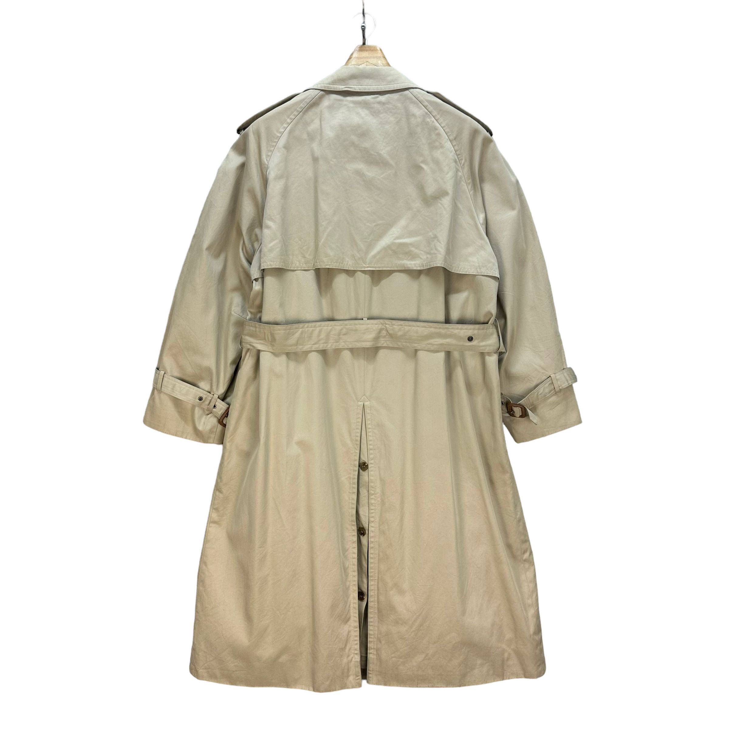 Yves Saint Laurent 90' YVES SAINT LAURENT DIFFUSION HOMME TRENCH COAT #8215-215 Size US L / EU 52-54 / 3 - 14 Thumbnail