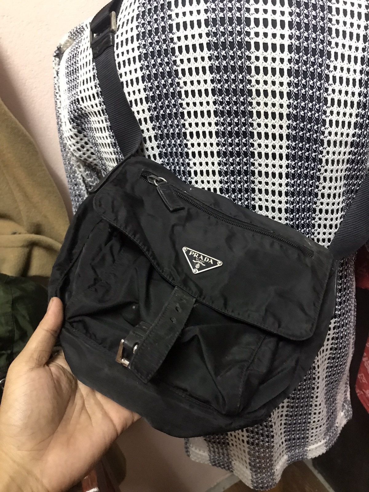 Prada Authentic Prada Black Shoulder Size ONE SIZE - 2 Thumbnail