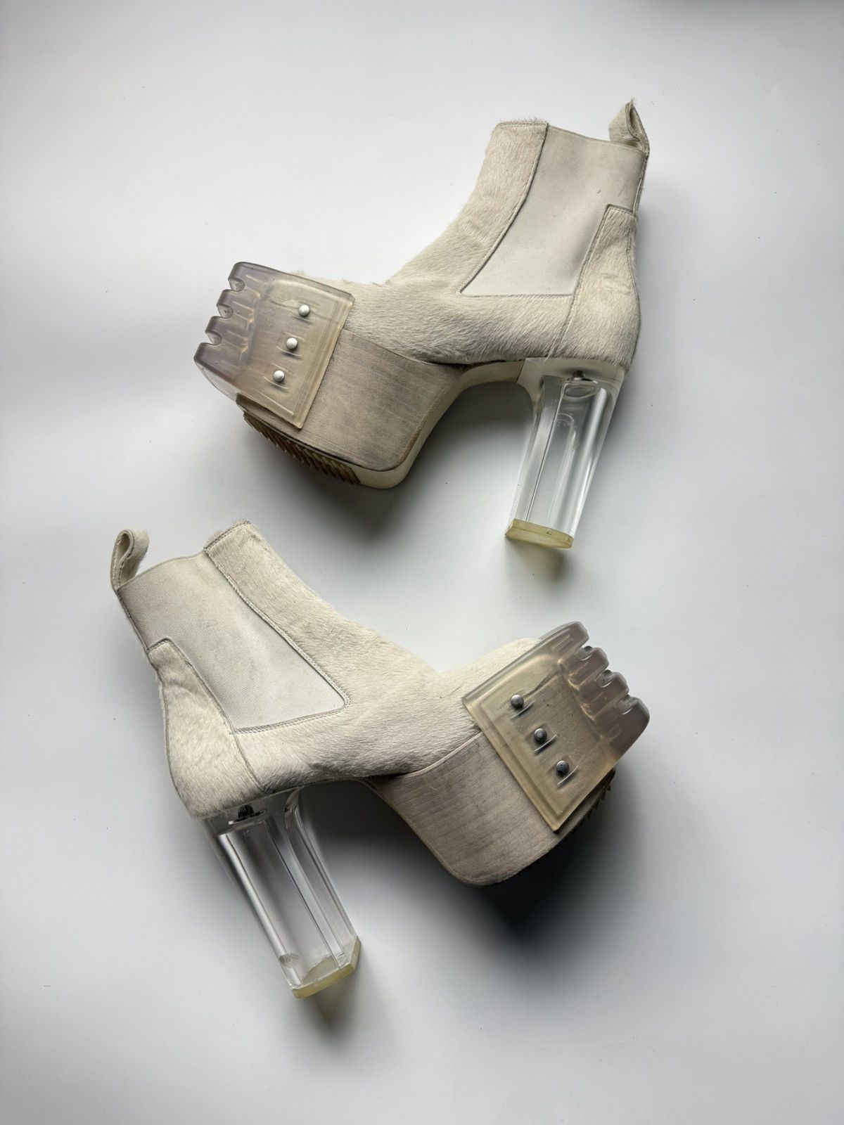 Rick Owens Rick Owens Grill Kiss Ponyhair Boots Size US 6 / IT 36 - 3 Thumbnail