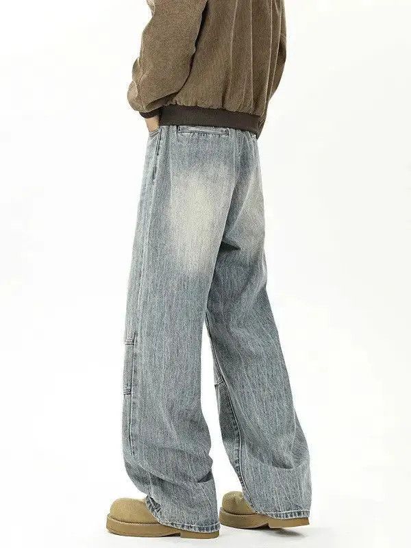 Japanese Brand Retro loose tie dye micro flared jeans Size US 32 / EU 48 - 5 Thumbnail