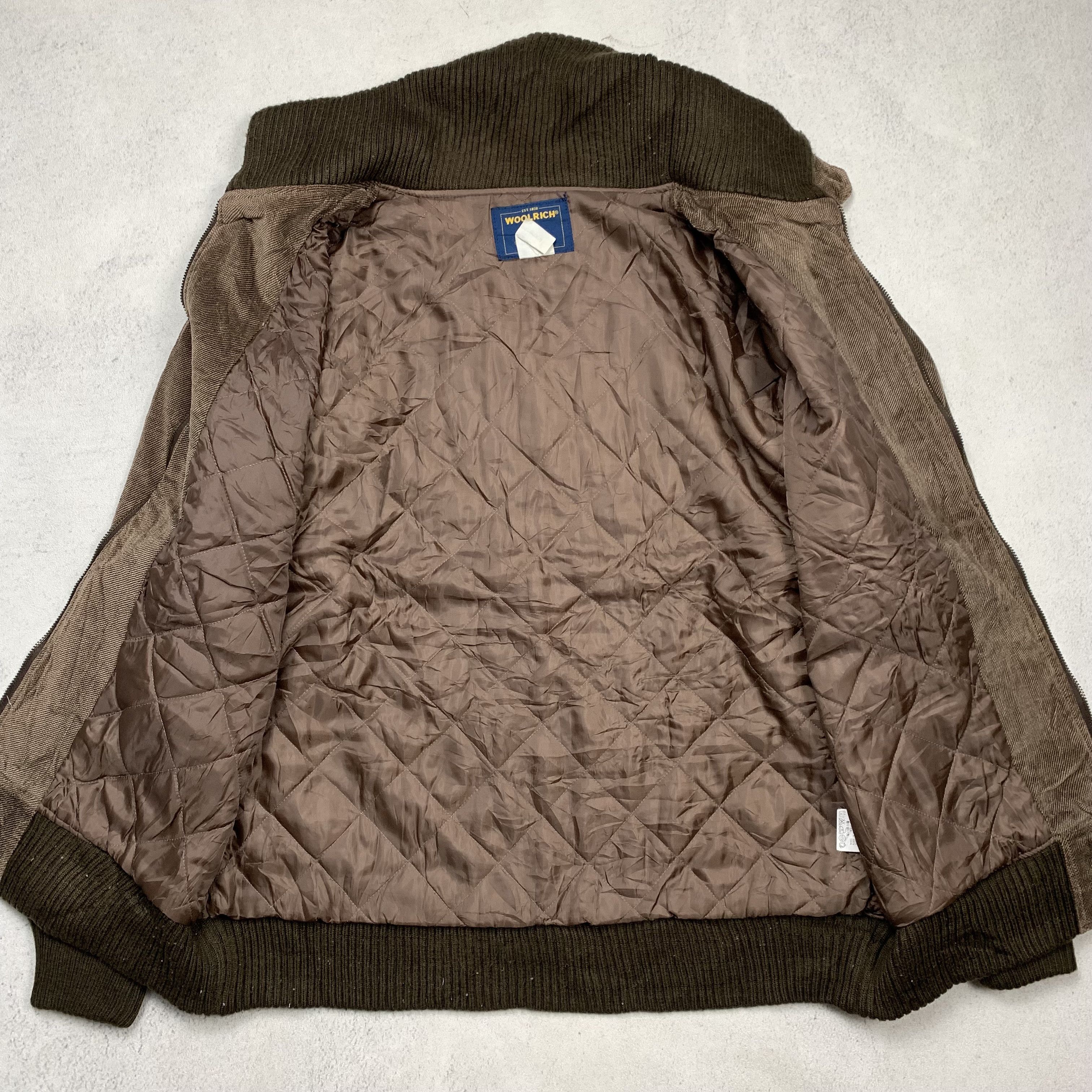 Woolrich Woolen Mills Woolrich Brown Corduroy Ribbed Collar Jacket Size US M / EU 48-50 / 2 - 5 Thumbnail