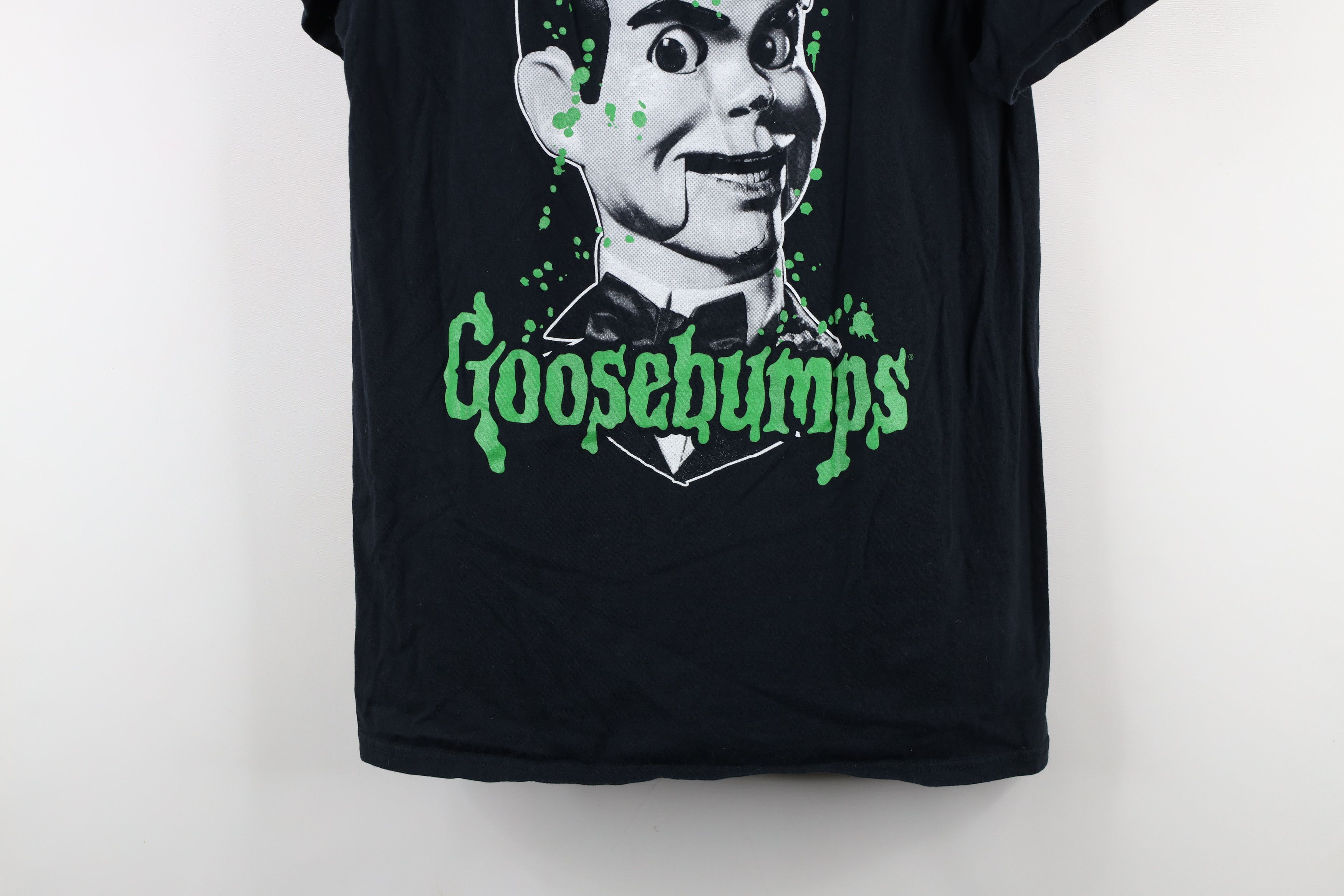 Vintage Vintage Y2K Goosebumps Spell Out Dummy Doll T-Shirt Black Size US M / EU 48-50 / 2 - 3 Thumbnail